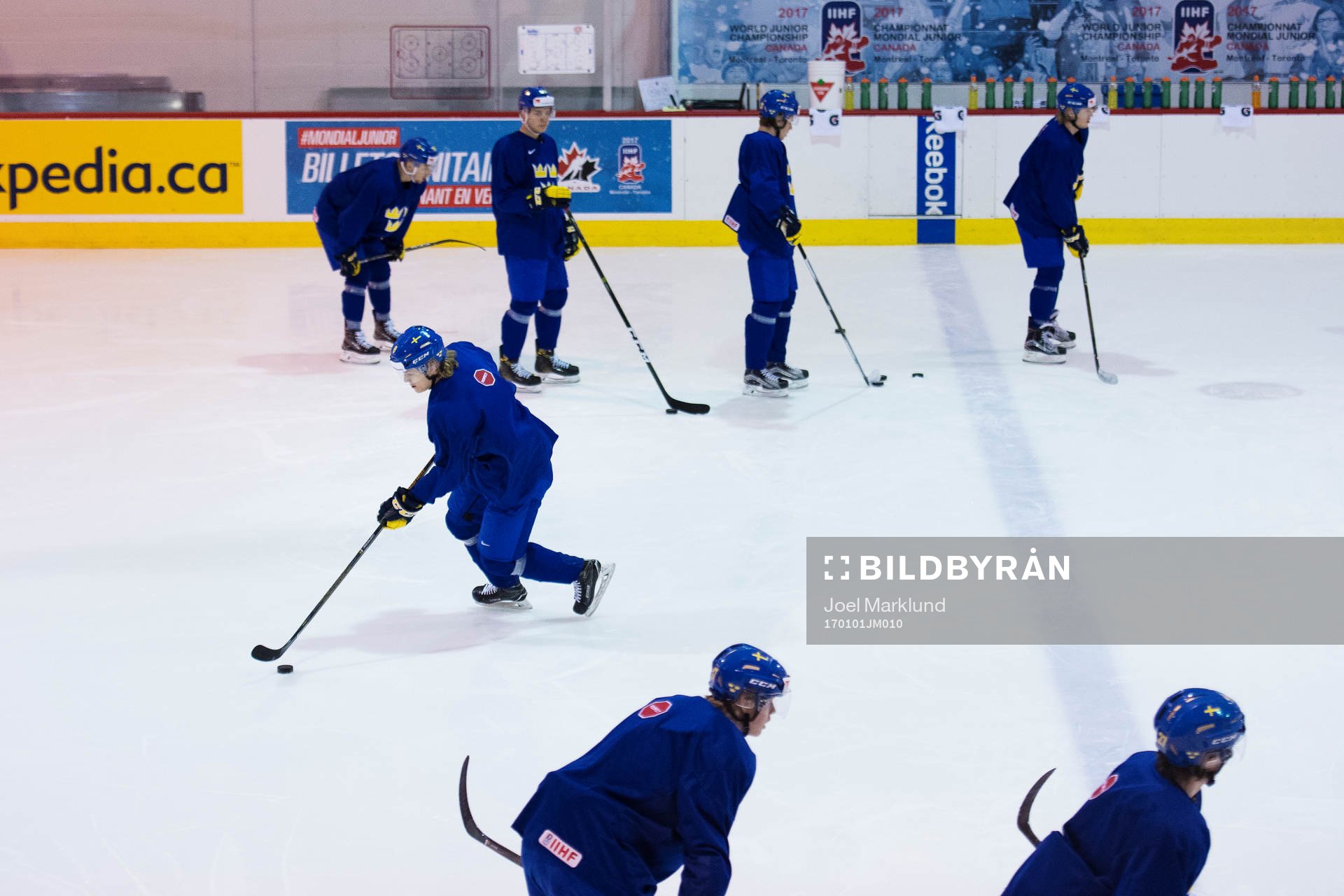 Kristoffer Gunnarsson på Sveriges ishockeylandslags