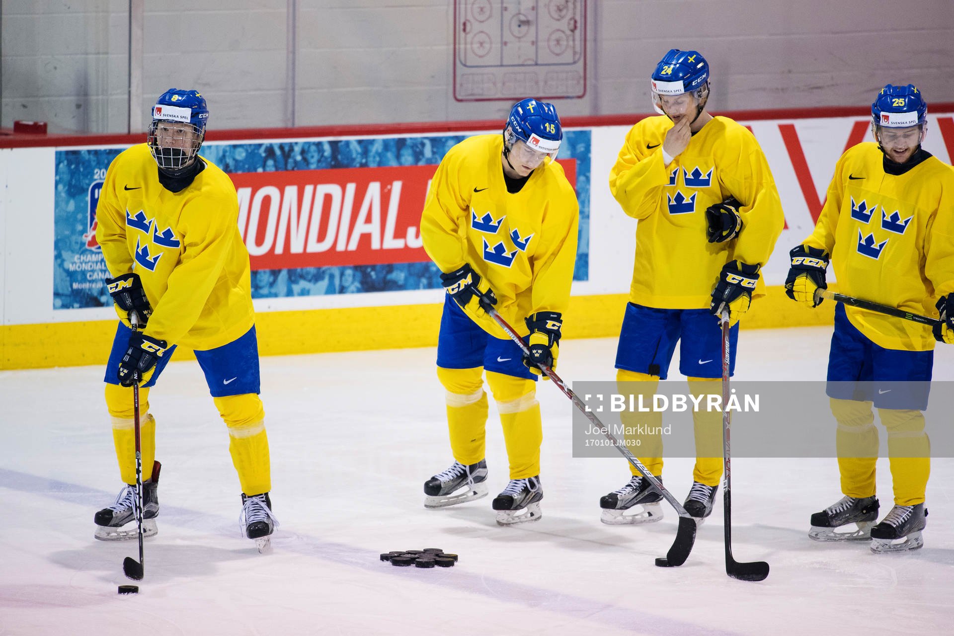 Rasmus Dahlin, Lias Andersson, Jens Lööke och Sebastian