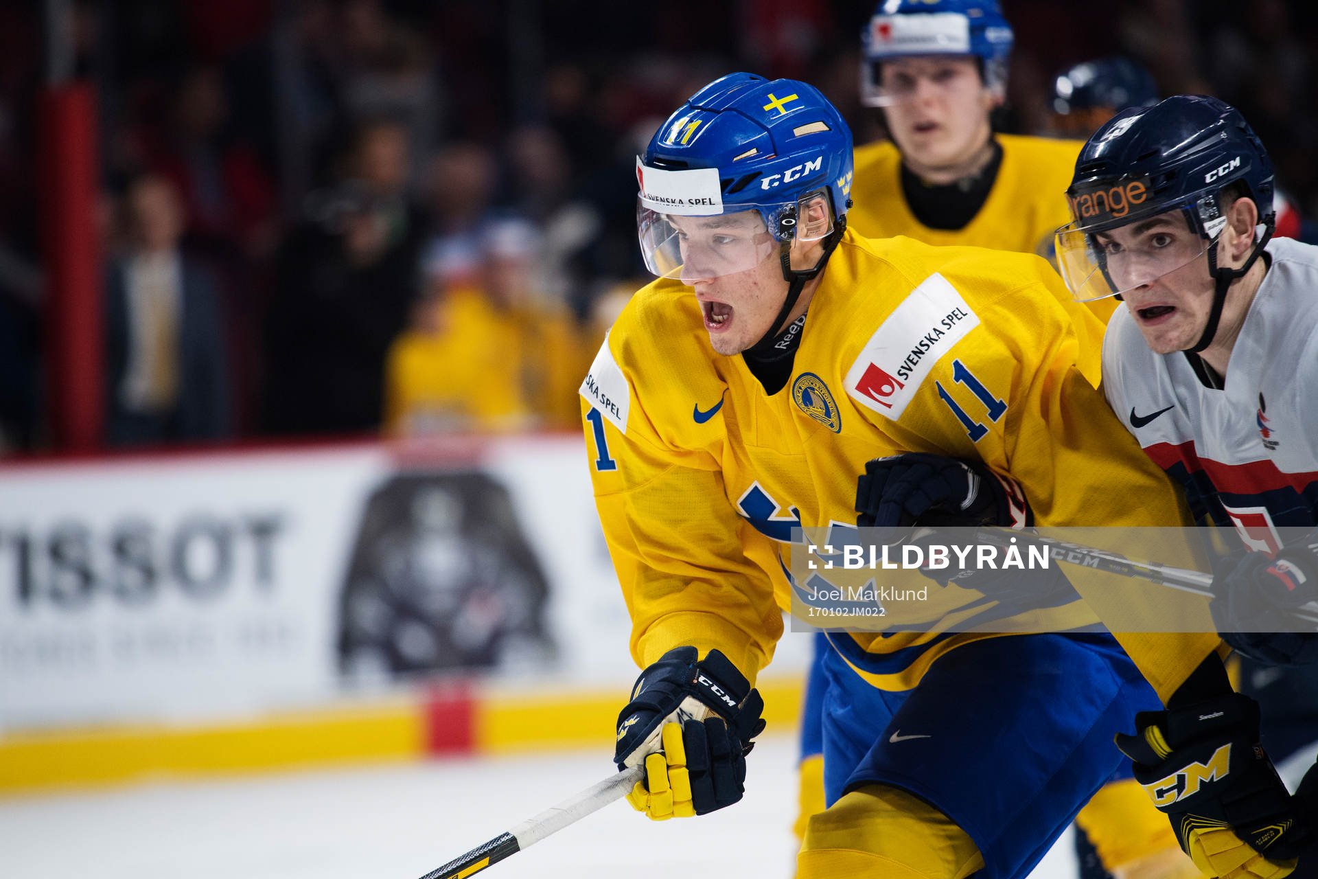 Sveriges Filip Ahl och Slovakiens Miroslav Struska
