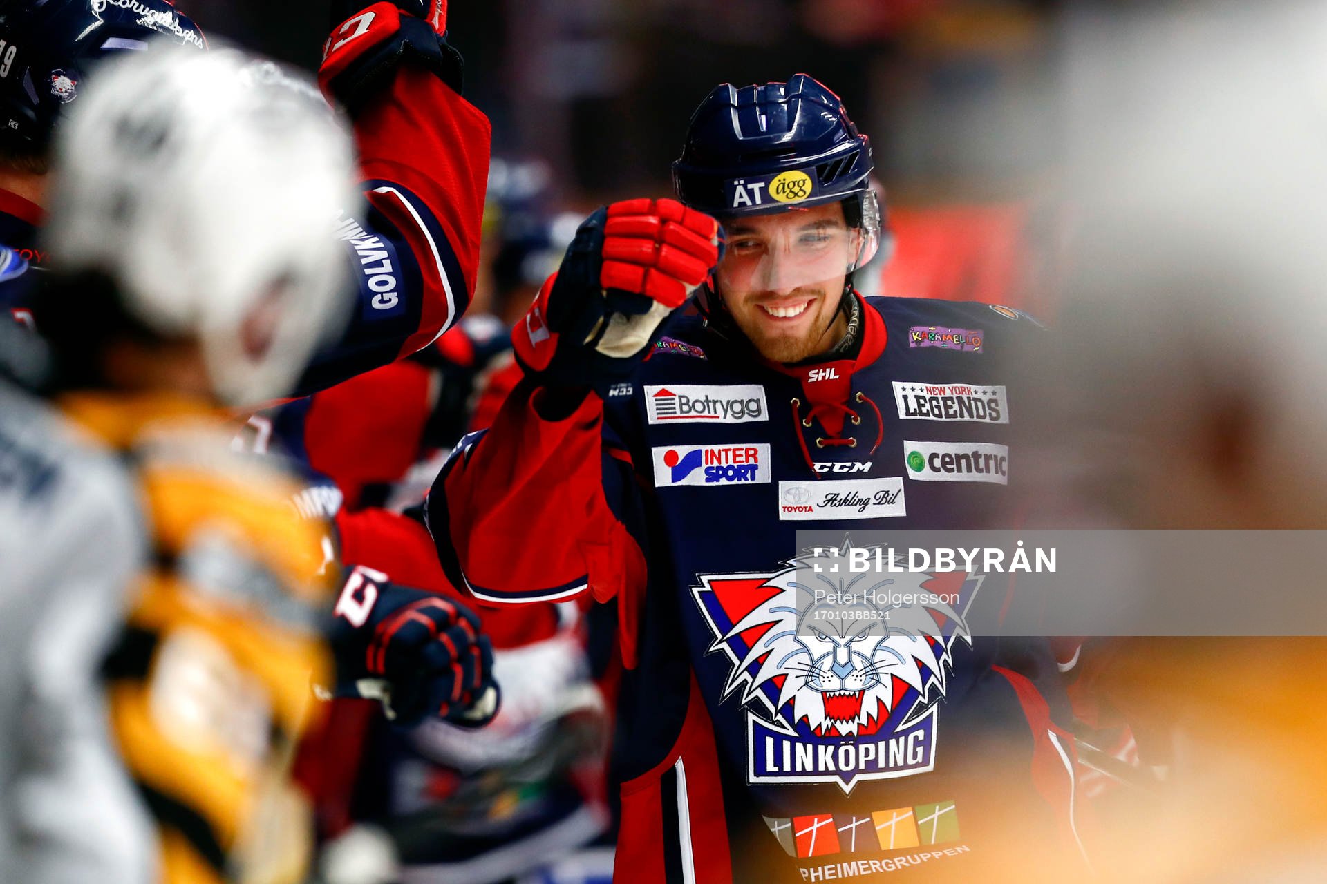 Linköpings Jonathan Rodensjö jublar