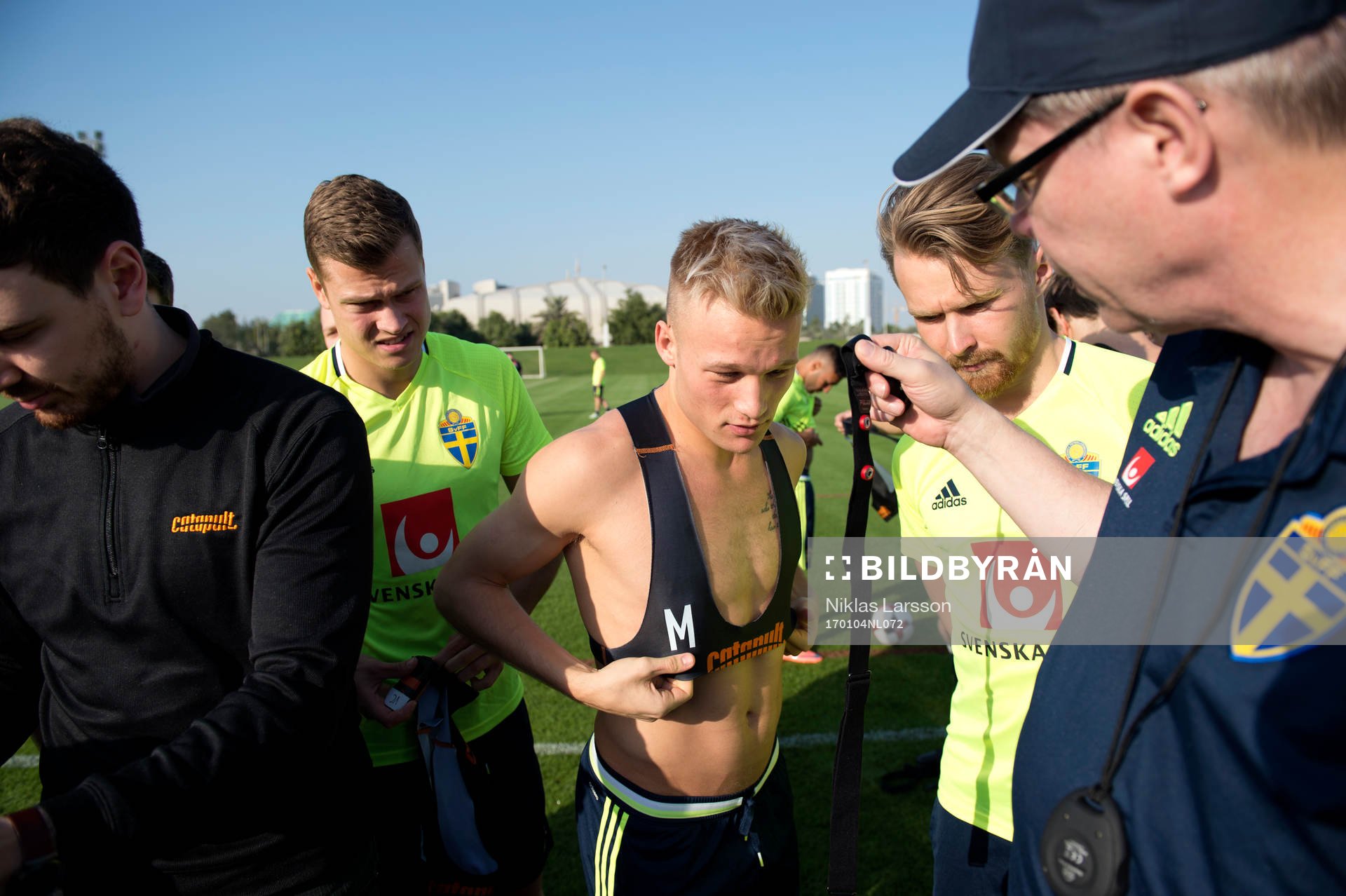 Sveriges Niklas Bärkroth och Jacob Une Larsson och Viktor