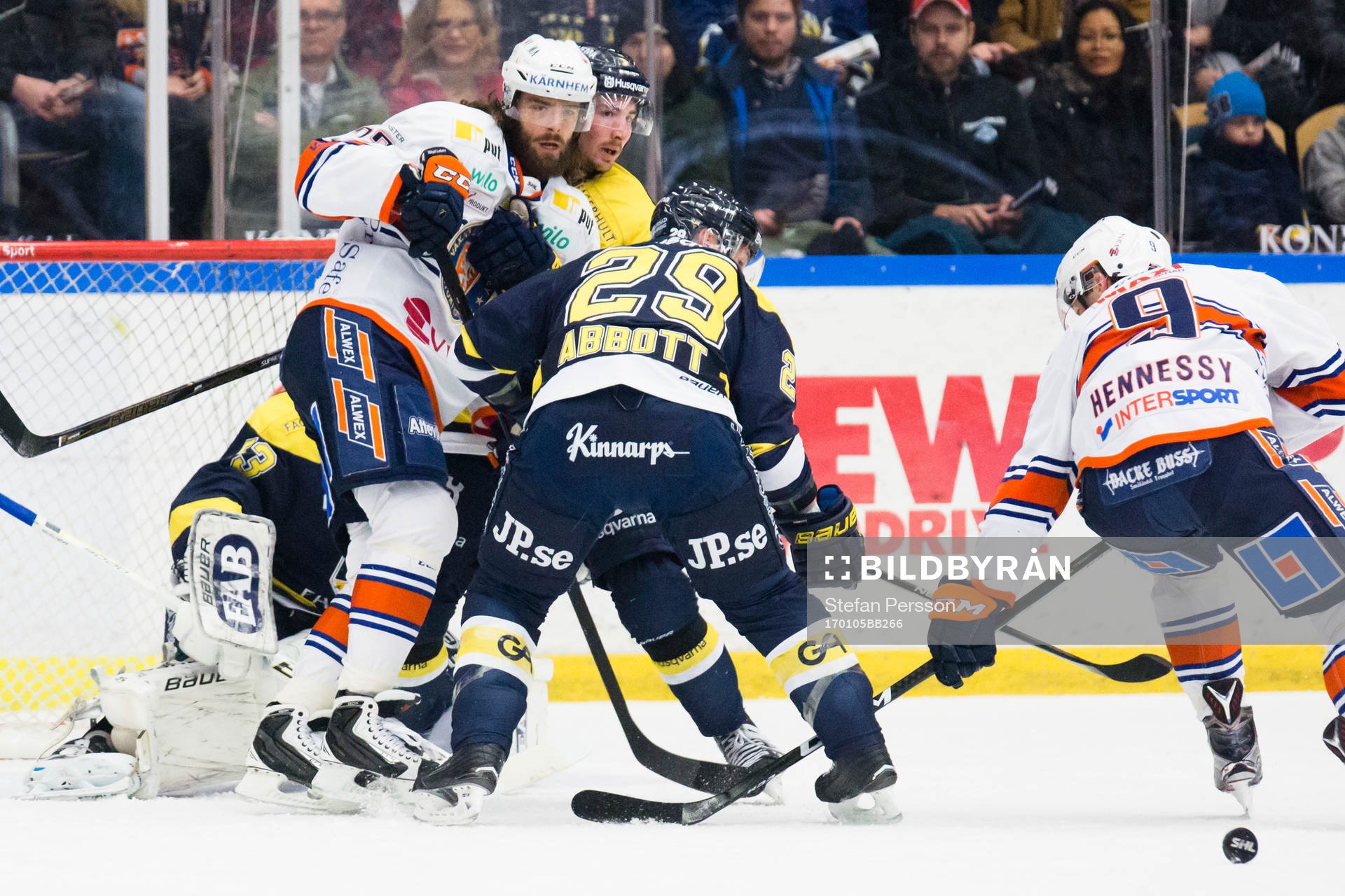 Växjös Ville Leino och Växjös Josh Hennessy