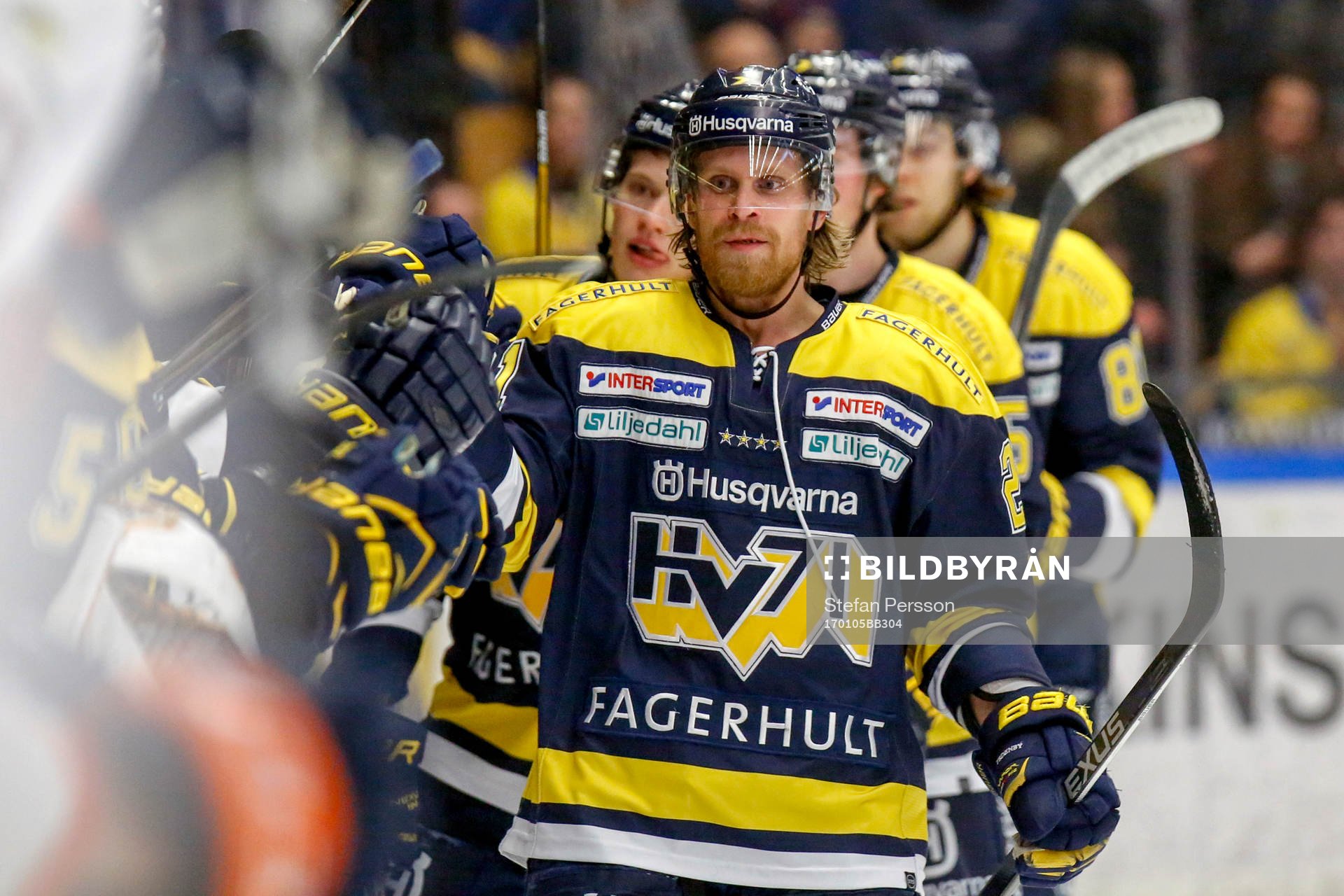 s Mattias Tedenby jublar