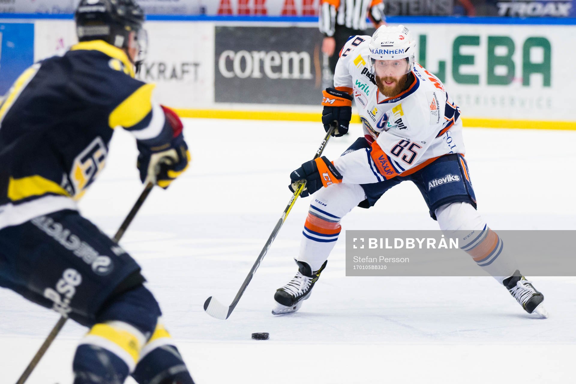 s Simon Önerud mot Växjös Liam Reddox