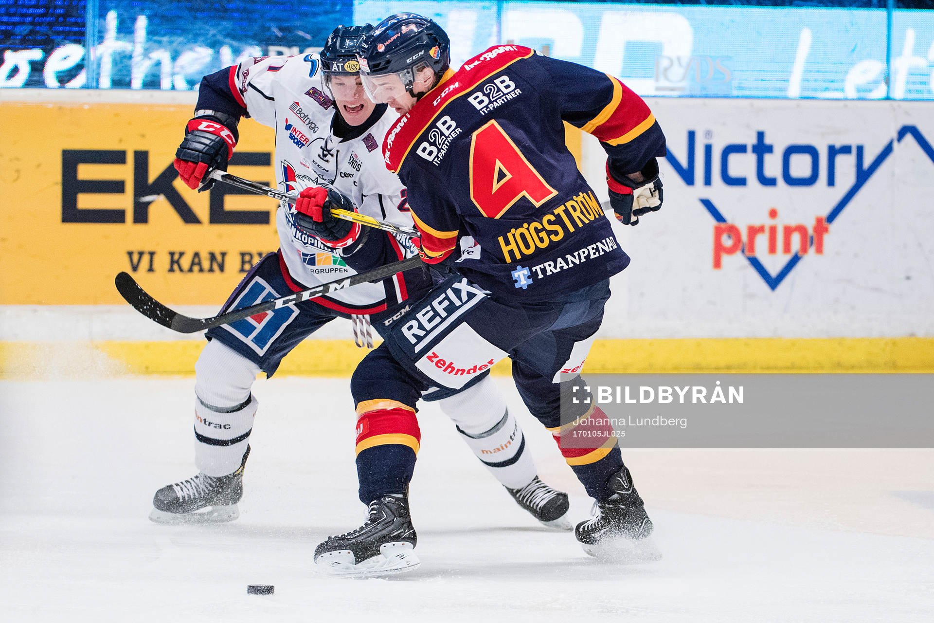 Linköpings Emil Sylvegård mot Djurgårdens Marcus