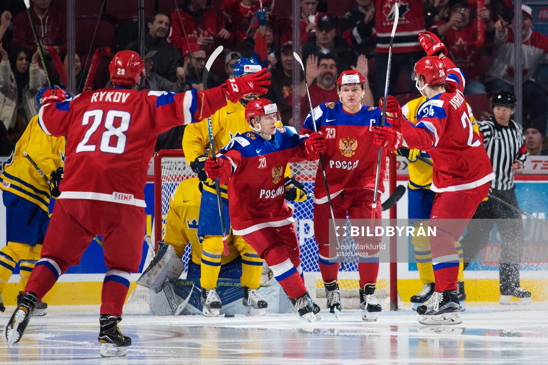 Rysslands Yegor Rykov, Alexander Polunin, Kirill Kaprizov