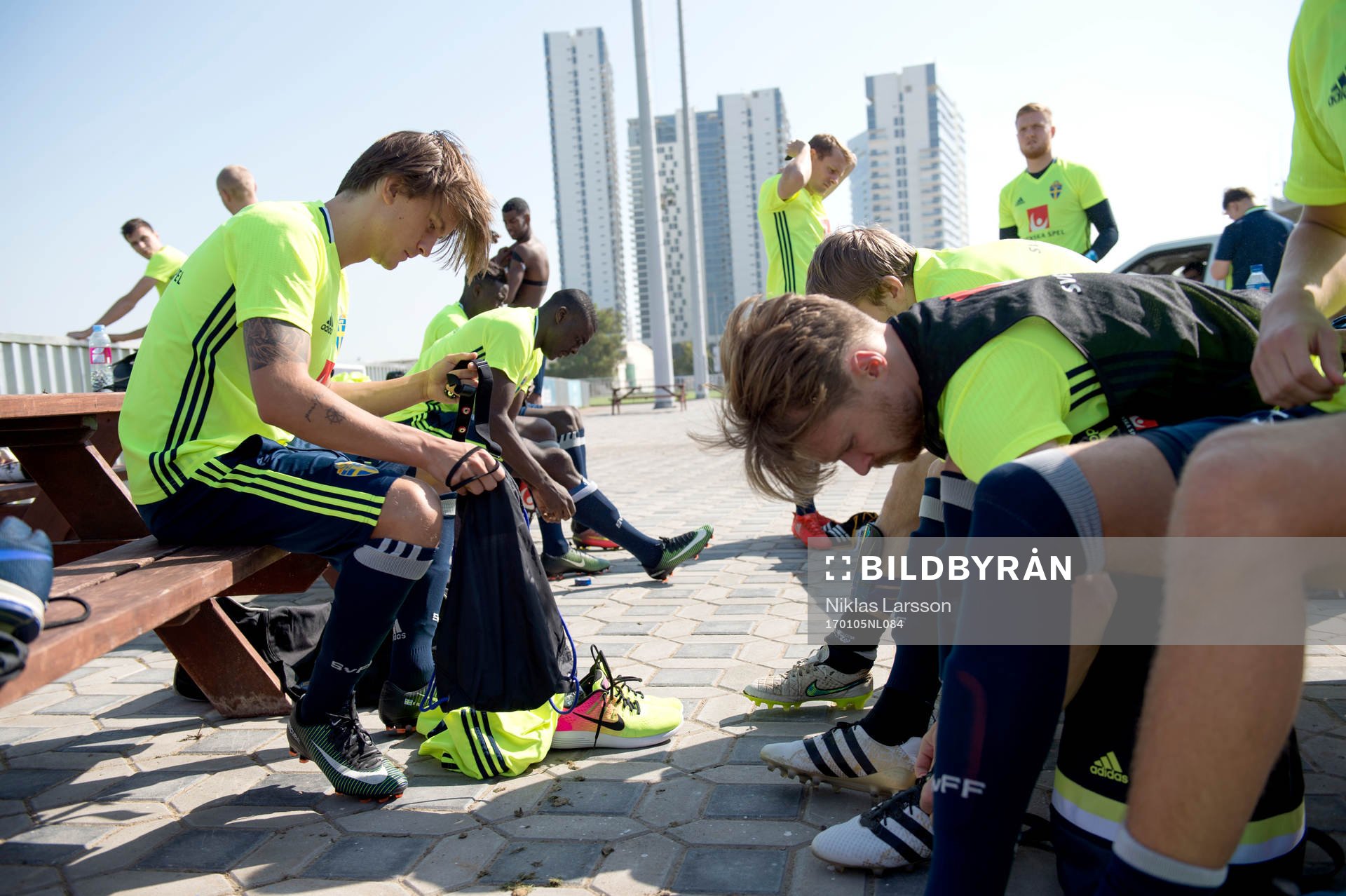 Sveriges Kristoffer Olsson och Jacob Une Larsson