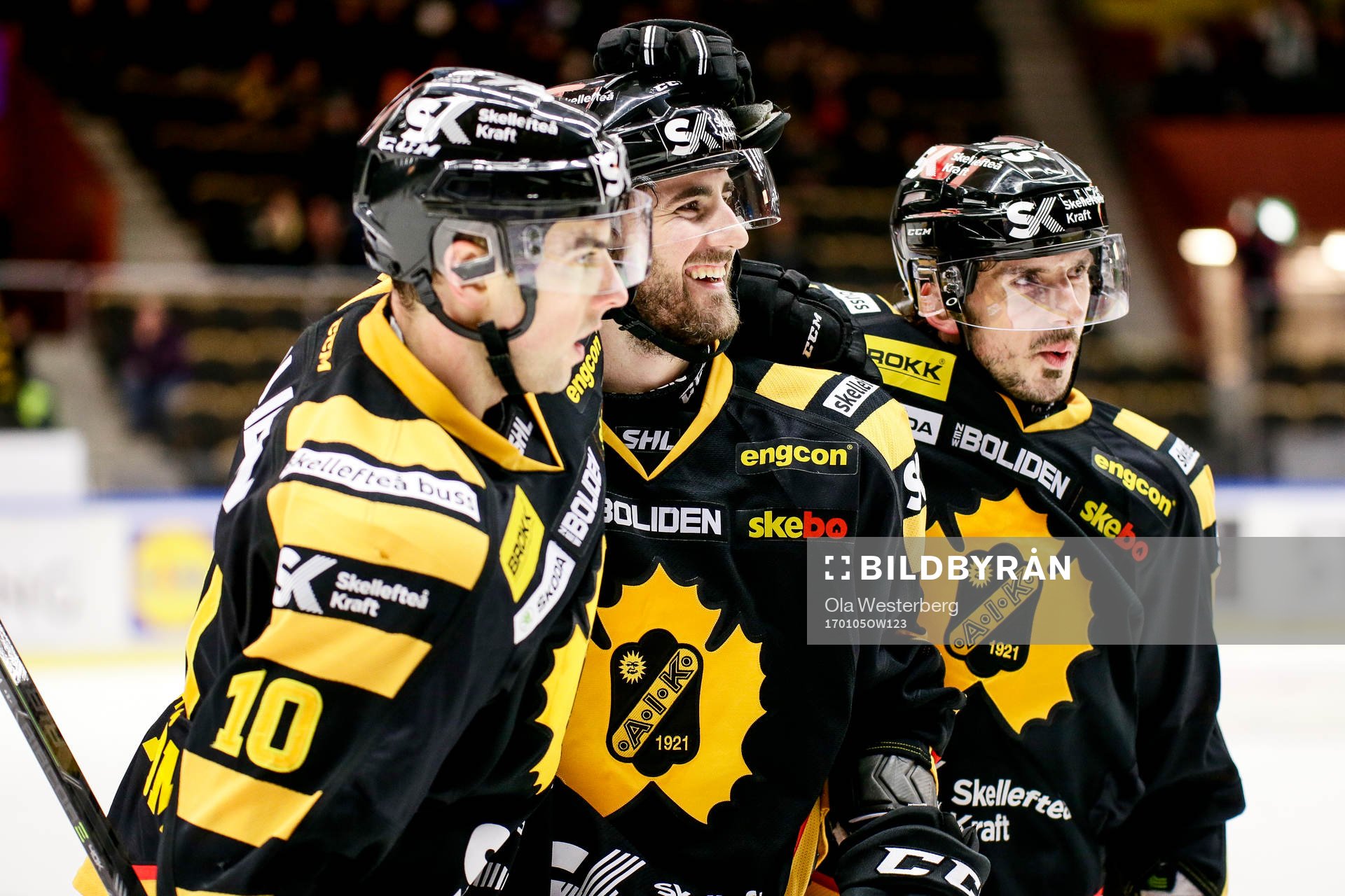 Skellefteås Bud Holloway, Joakim Lindström och Fredrik