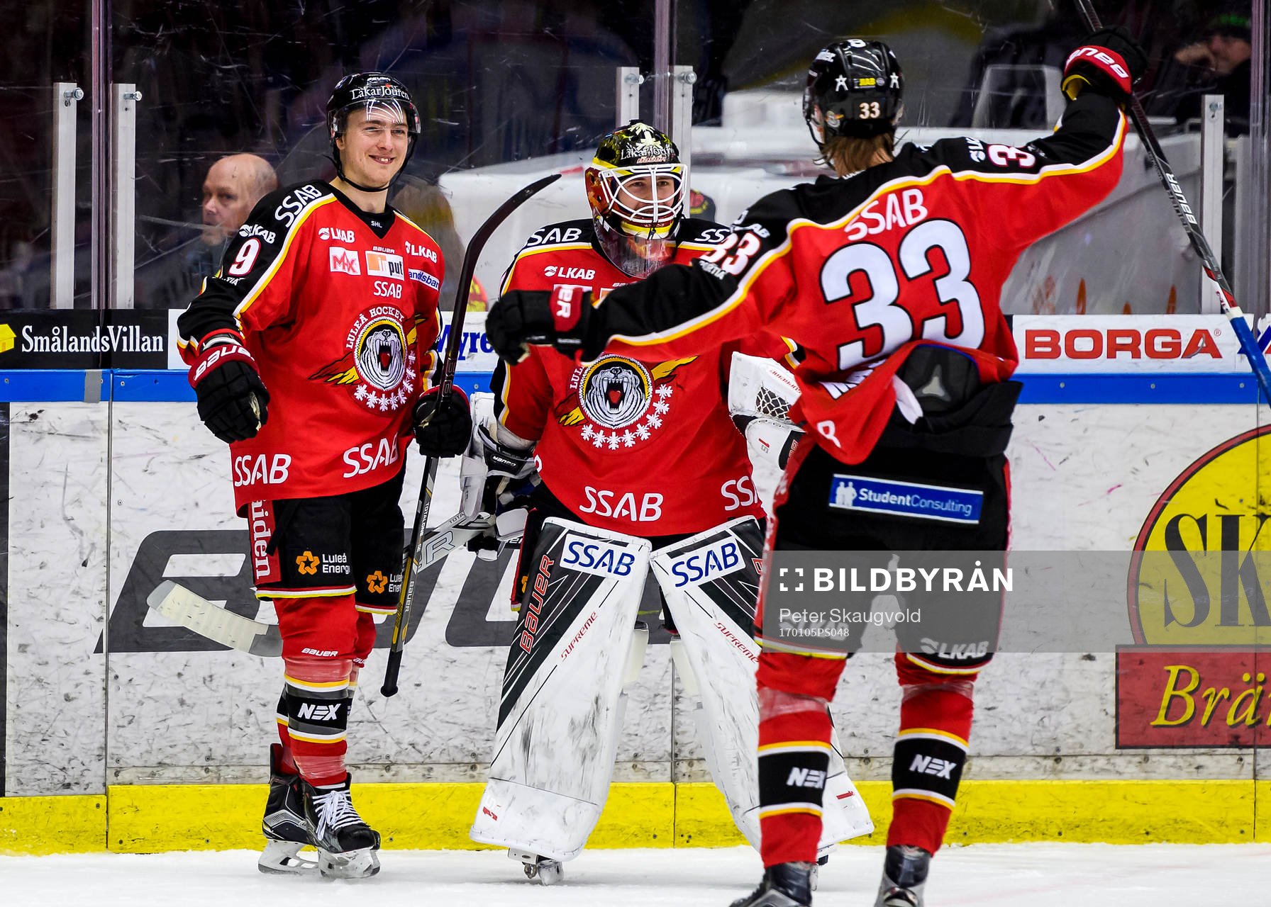 Luleås Johan Forsberg jublar