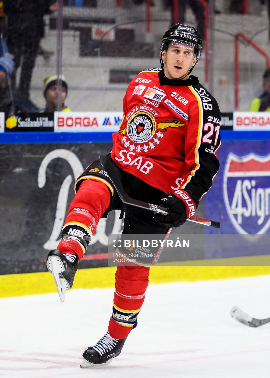 Luleås Bill Sweatt jublar
