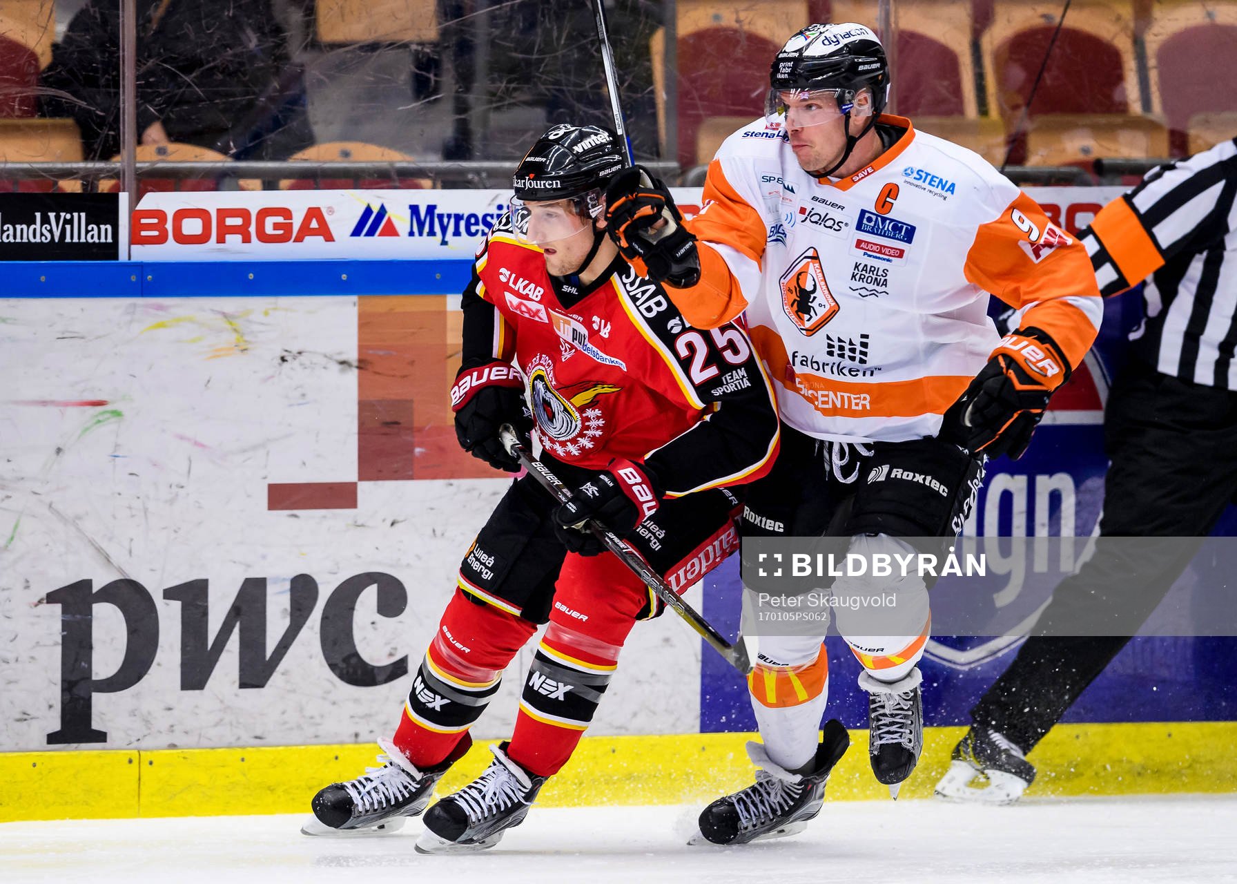 Luleås Anton Hedman och Karlskronas Morten Madsen
