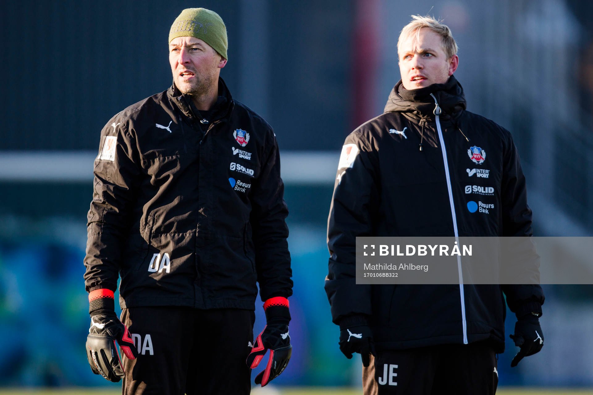 Helsingborgs målvaktstränare Daniel Andersson och