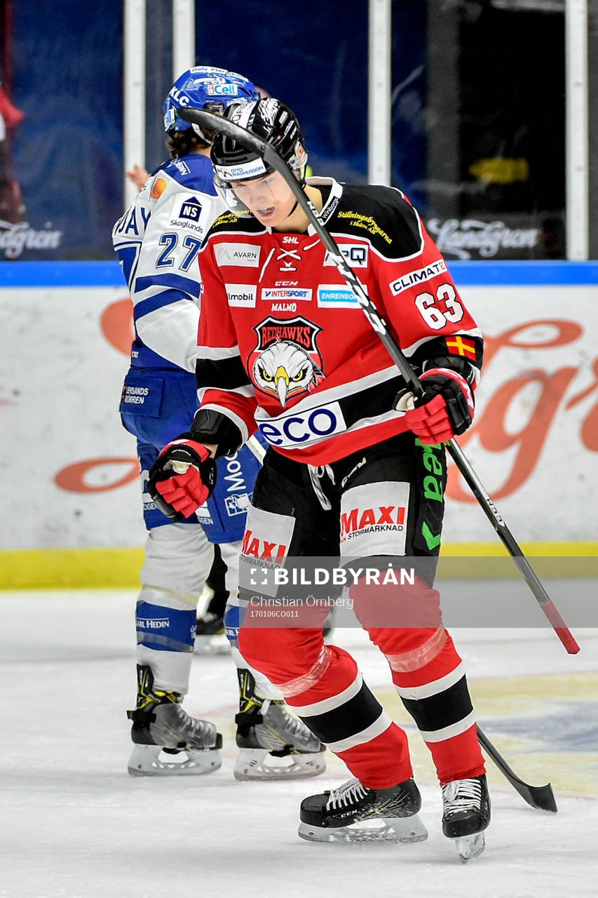 Malmö Redhawks Fredrik Händemark jublar