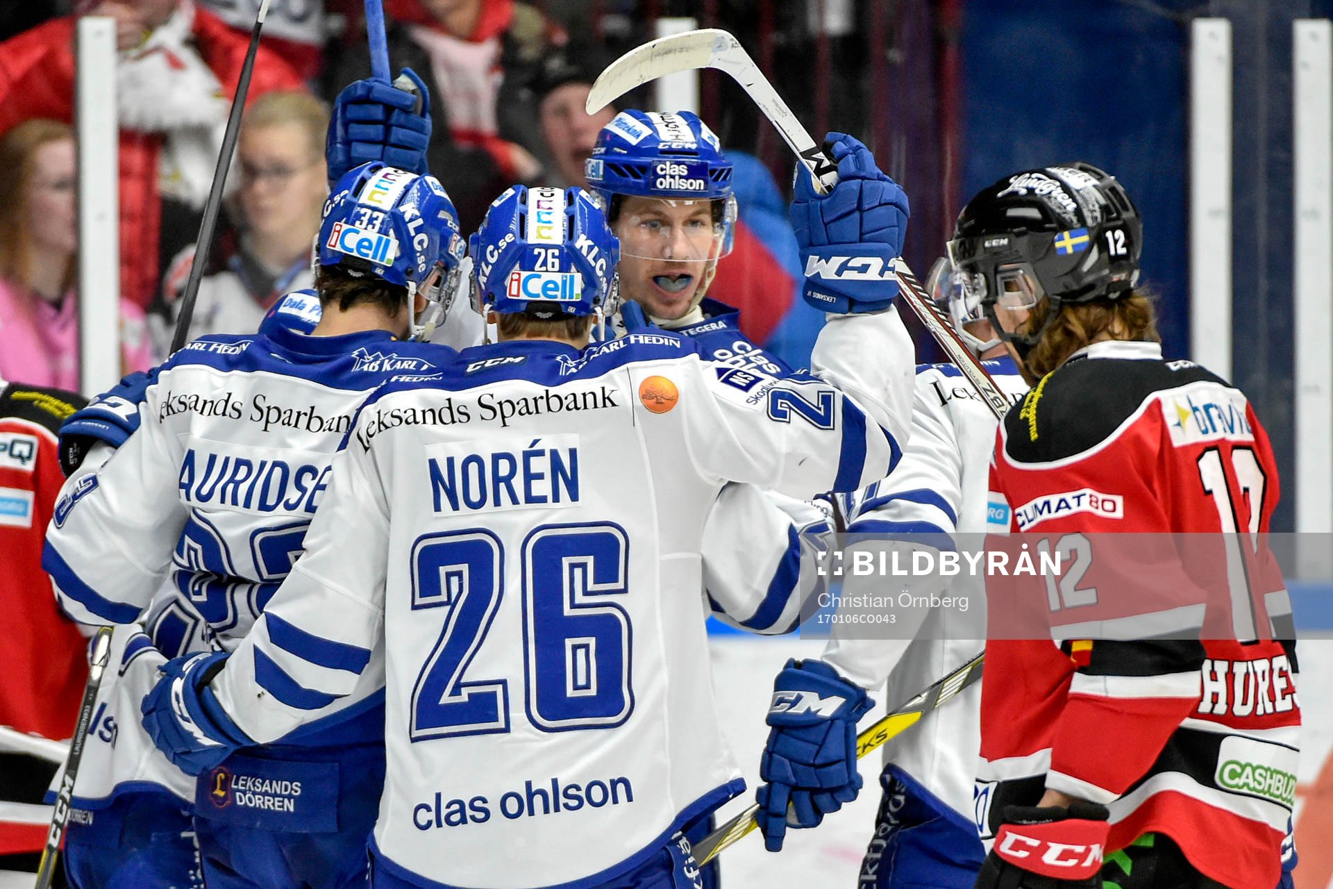 Leksands Jesper Ollas jublar