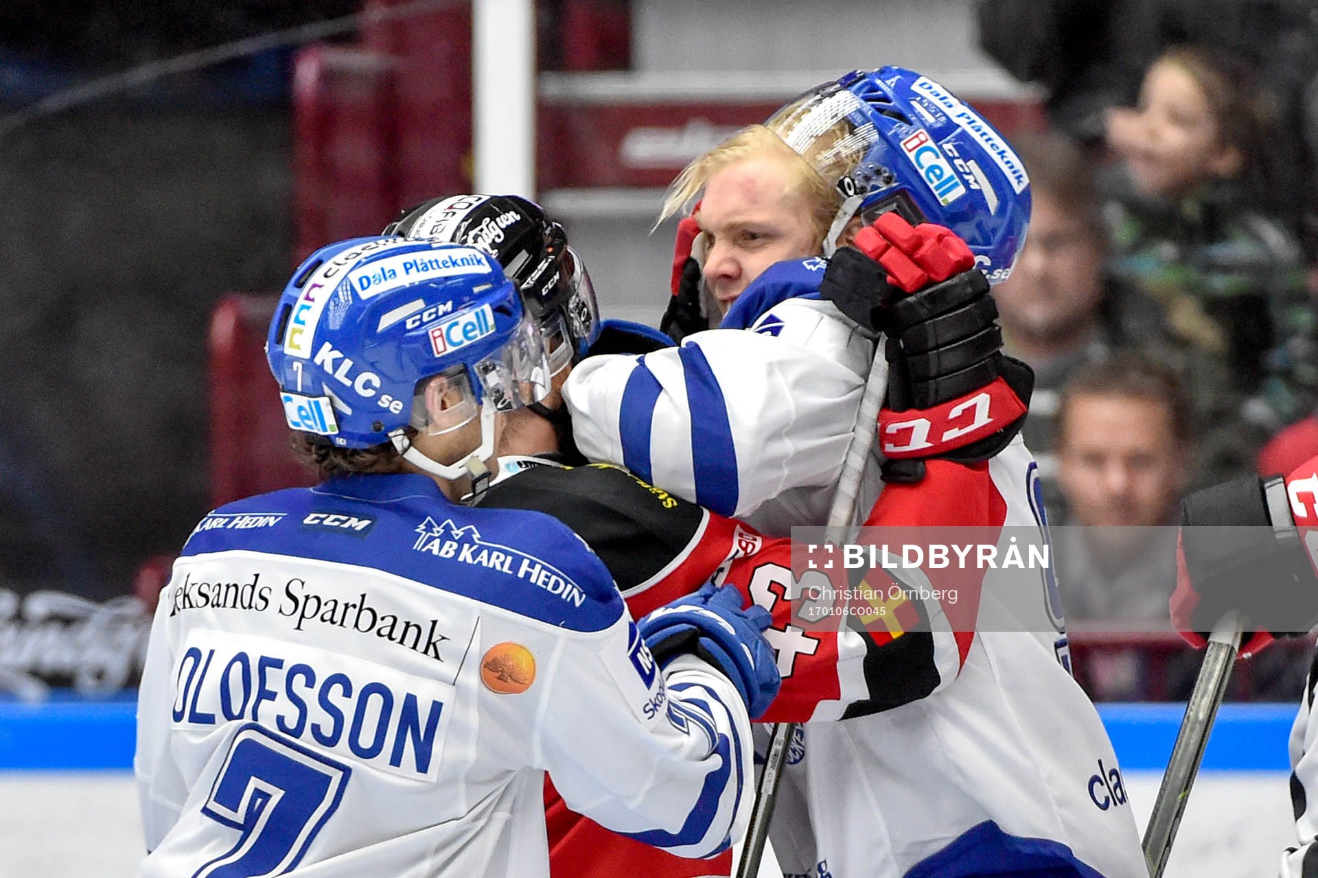 Malmö Redhawks Nichlas Hardt i vrål med Leksands Johan