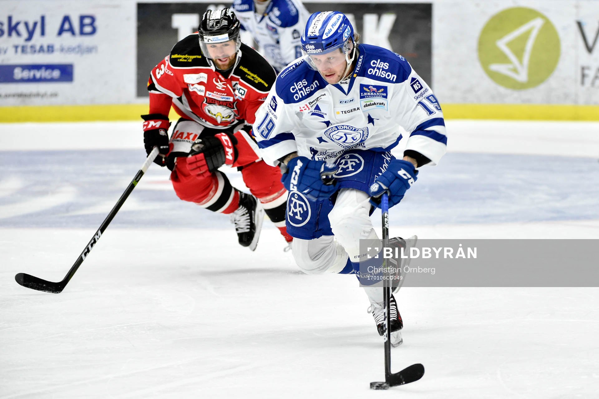 Malmö Redhawks Nichlas Hardt och Leksands Alexander