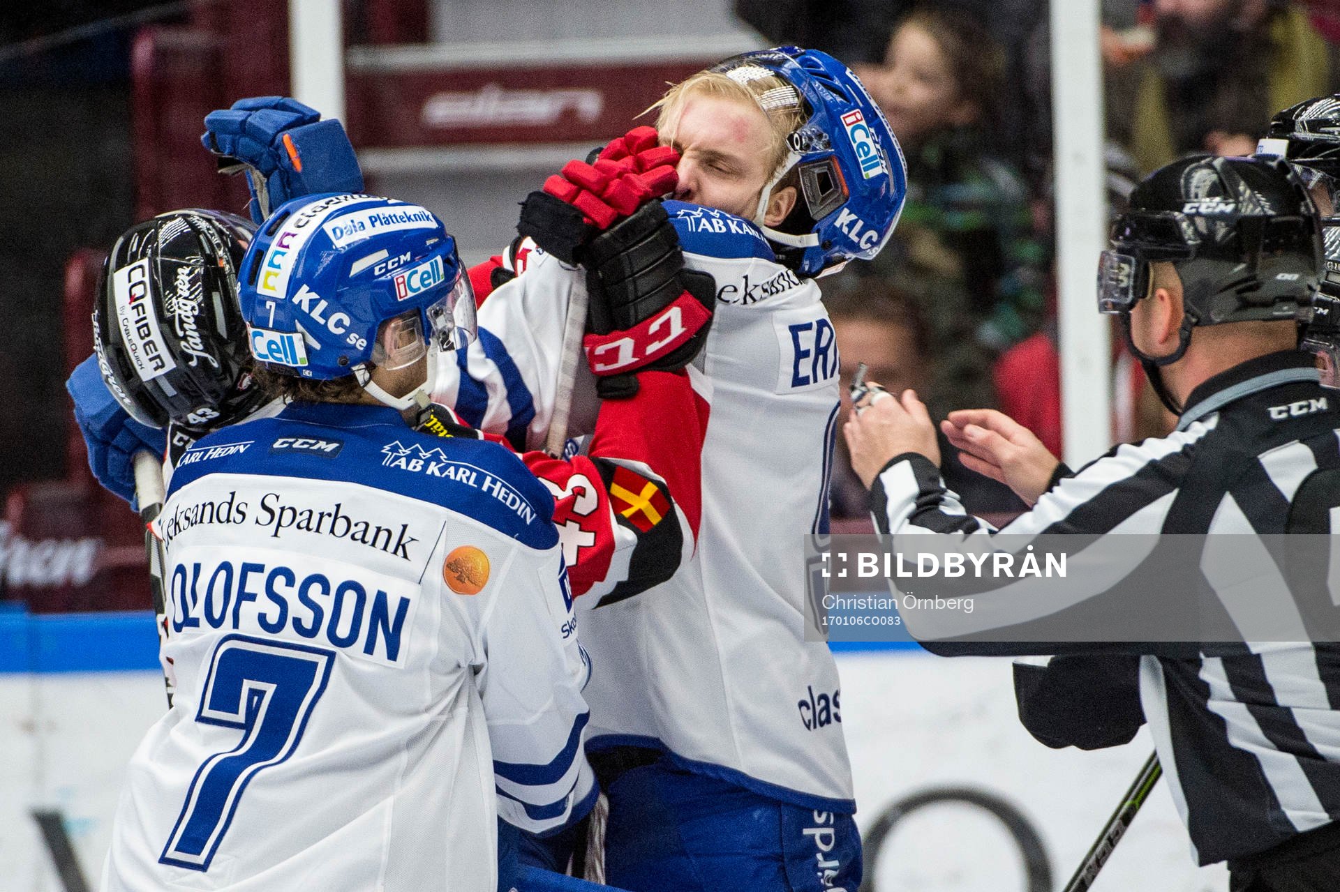 Malmö Redhawks Nichlas Hardt i bråk med Leksands Johan