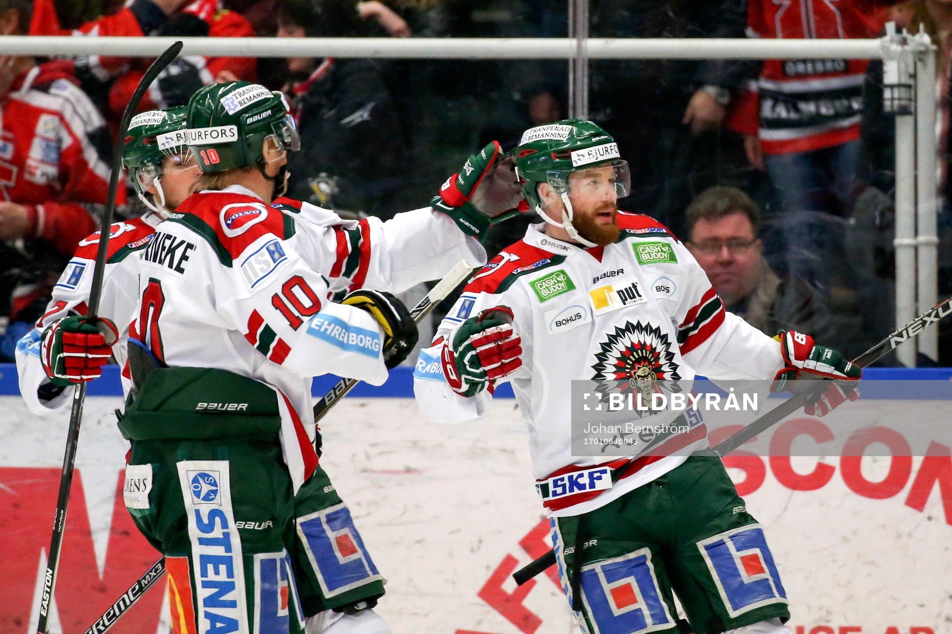 Frölundas Robin Figren jublar