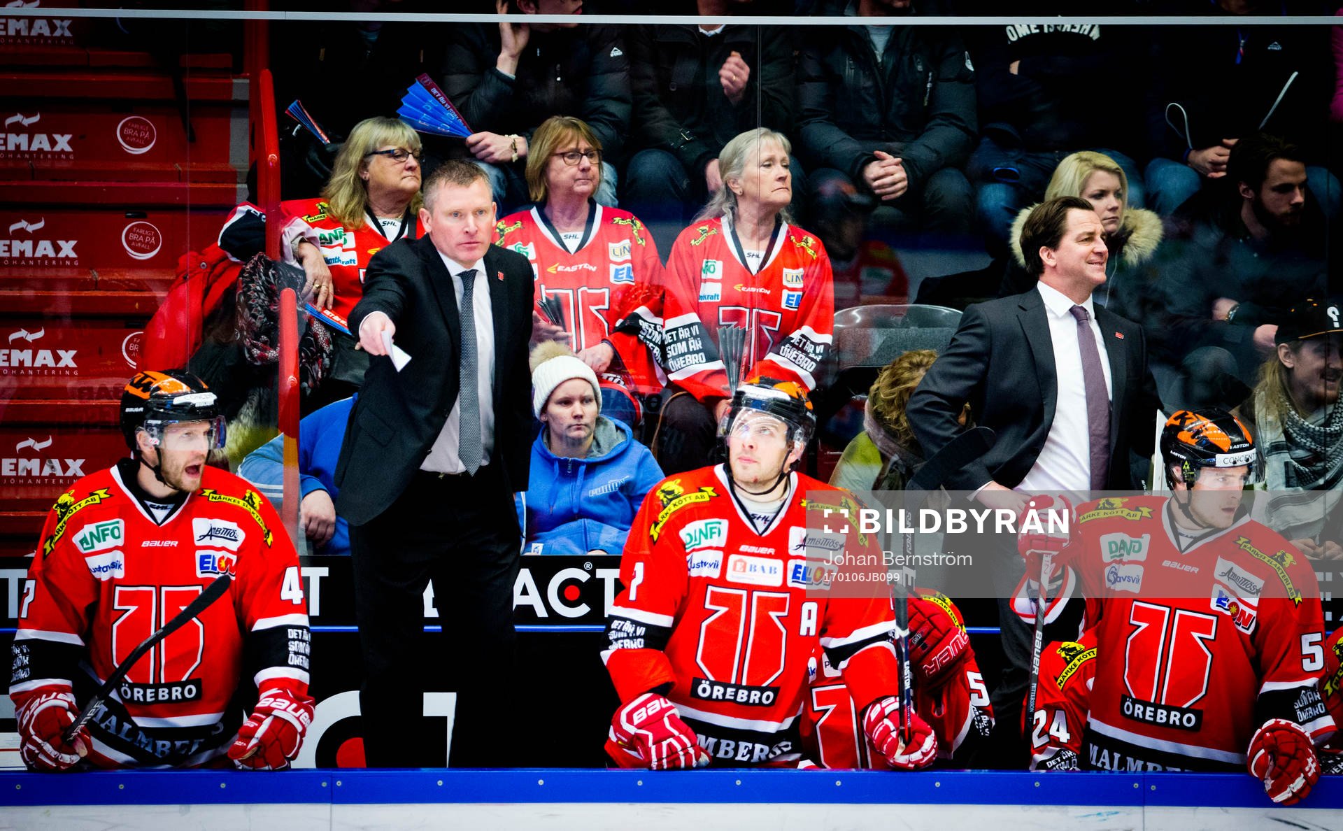 Örebros tränare Niklas Sundblad och assiterande tränare