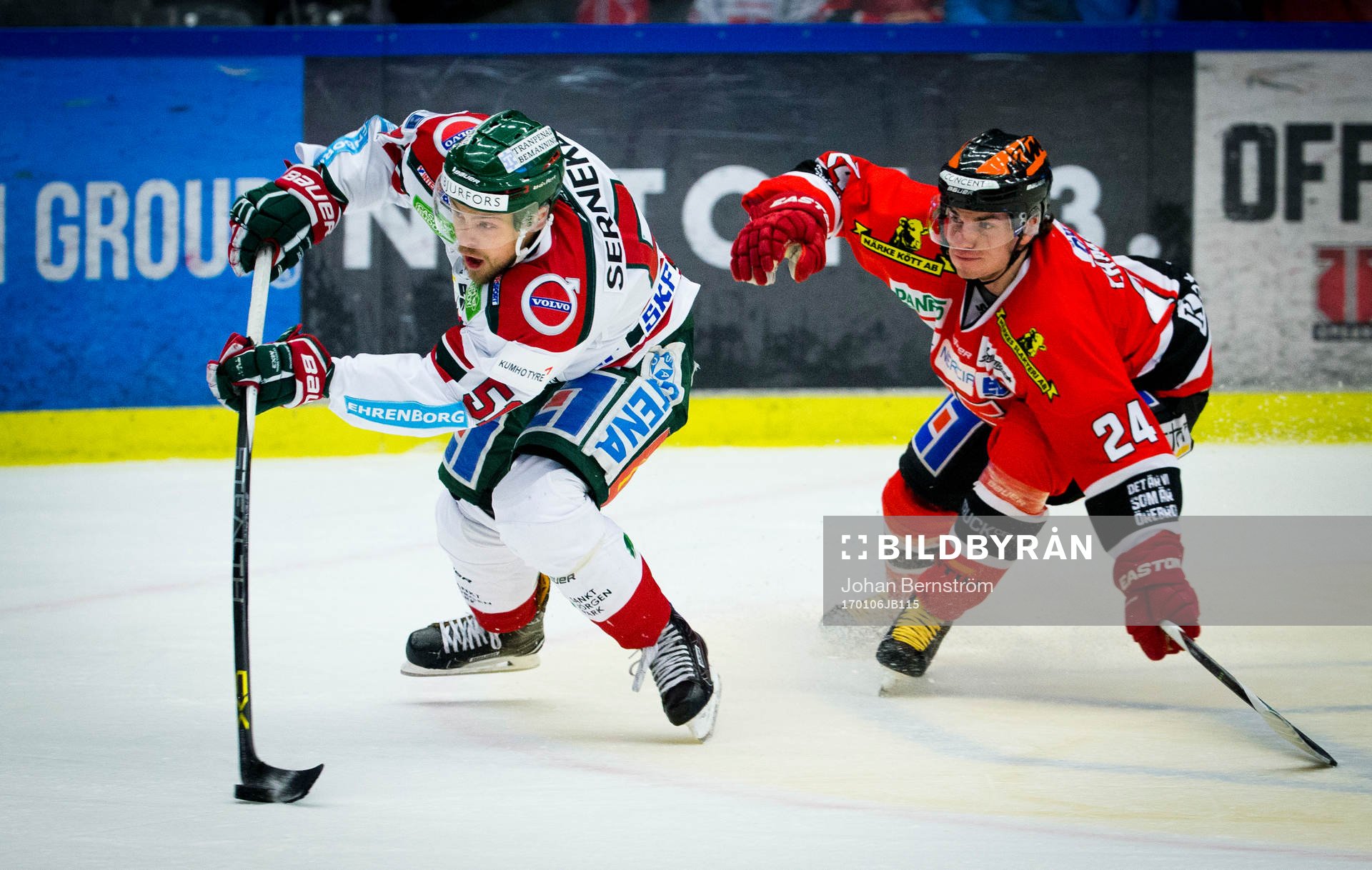 Frölundas Simon Hjalmarsson och Örebros Petr Zamorsky