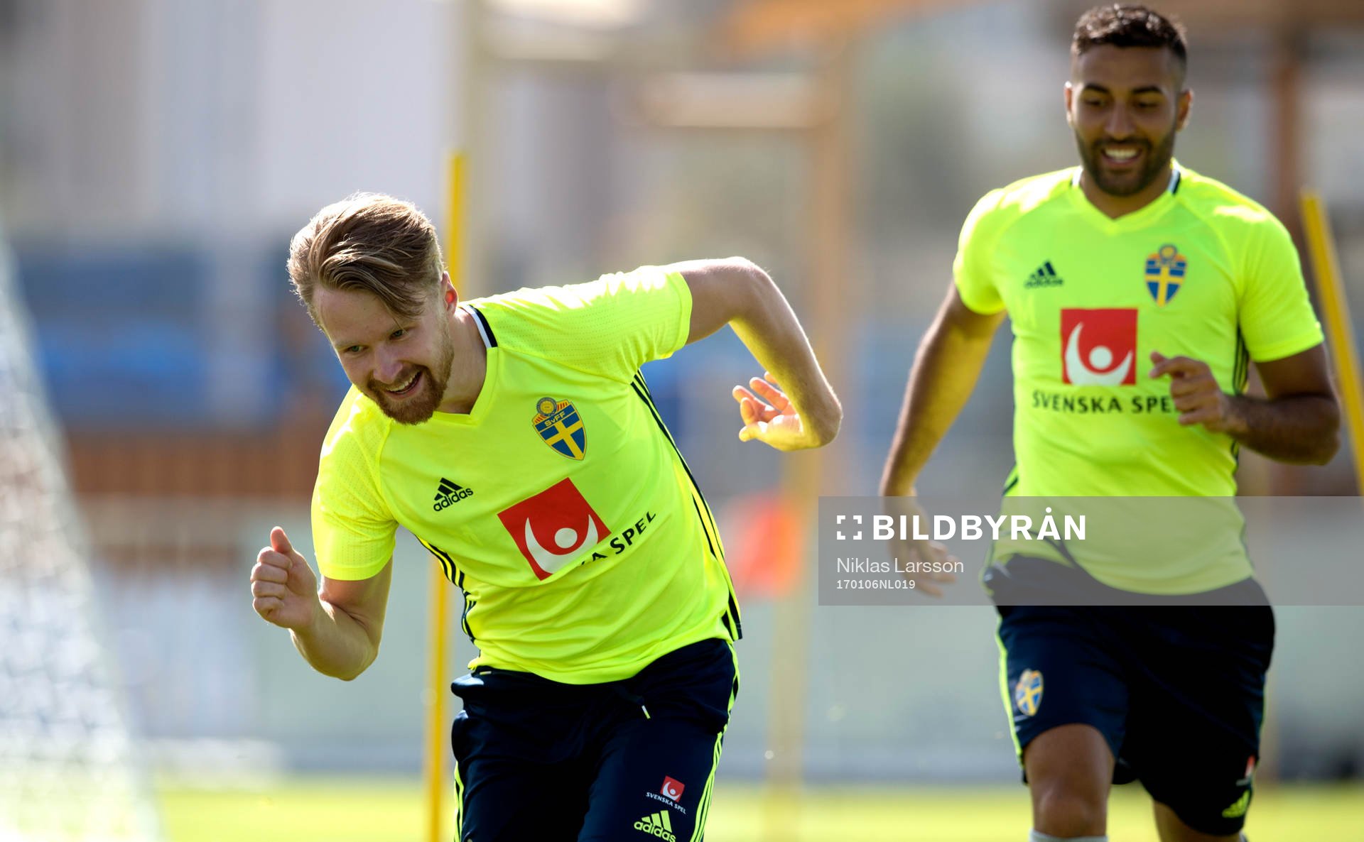 Sveriges Jacob Une Larsson och Saman Ghoddos