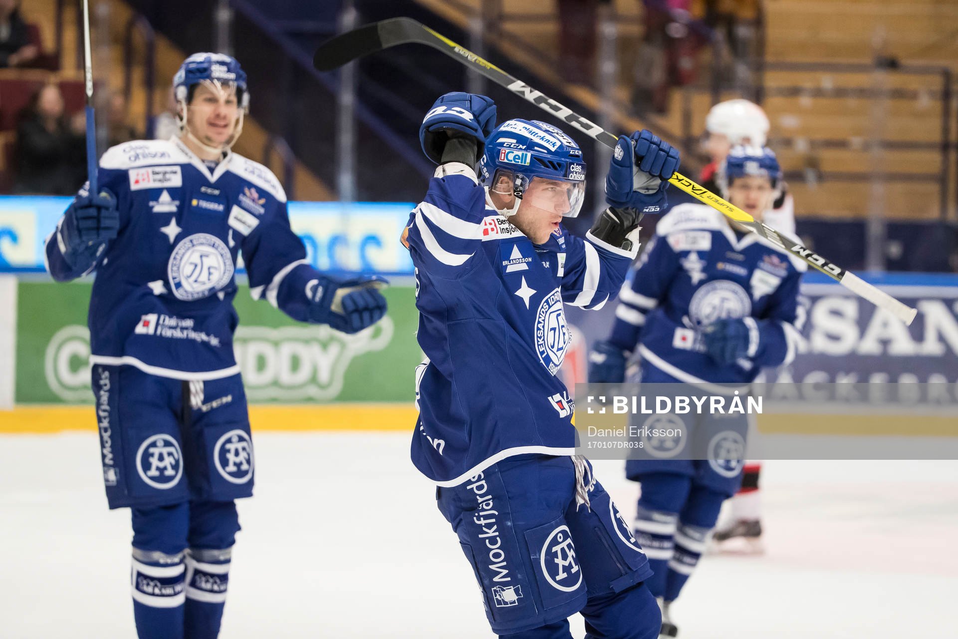Leksands Ben Youds jublar