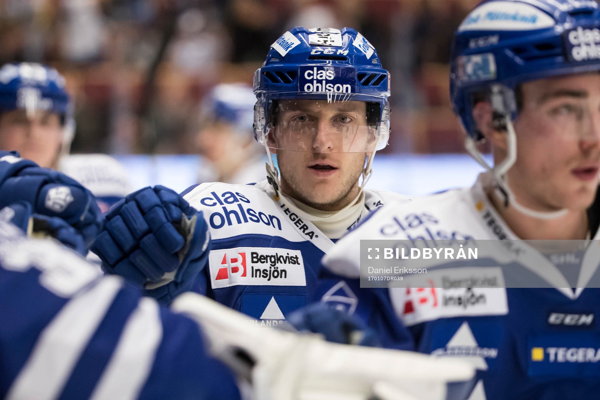 Leksands Ben Youds jublar