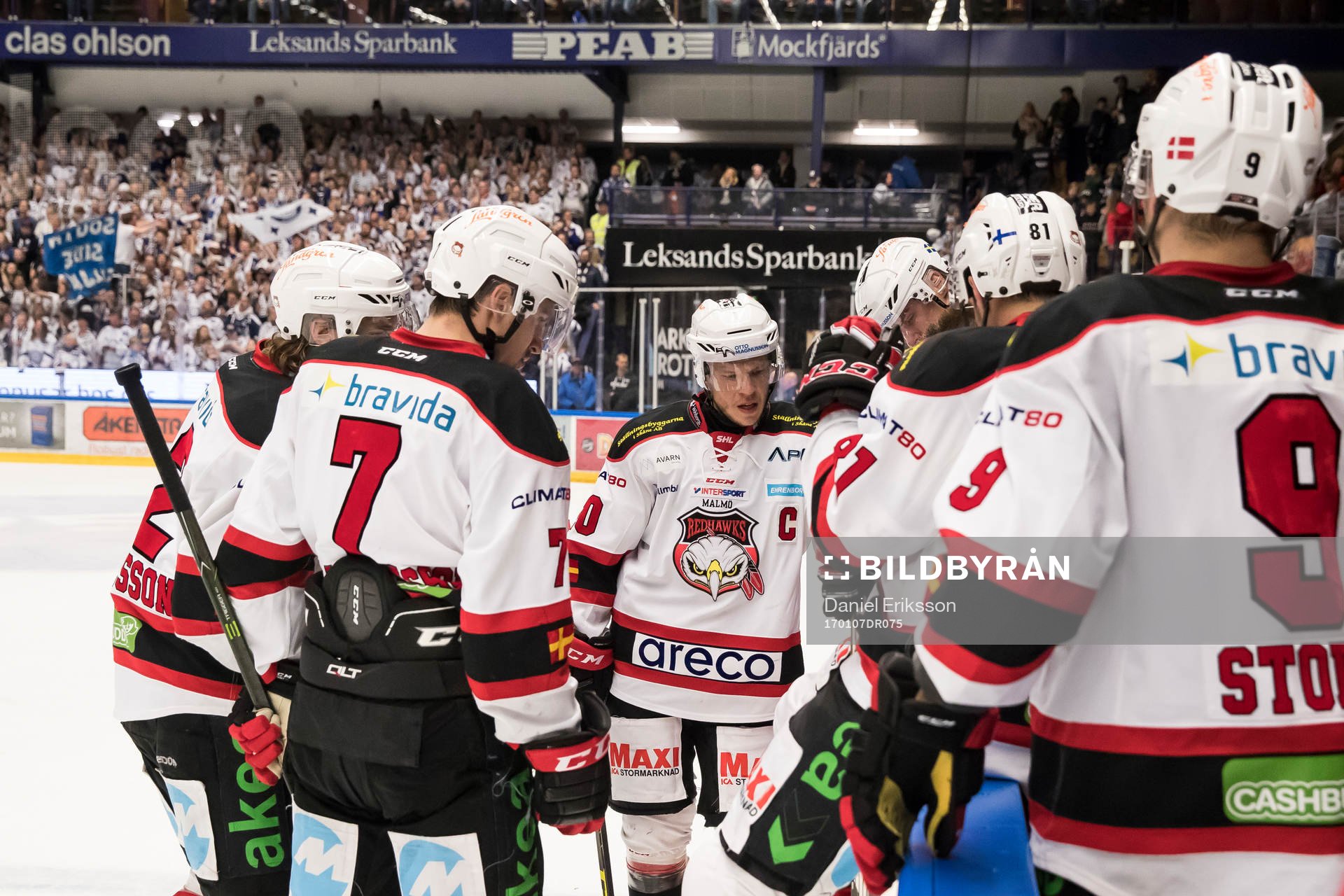 Malmö Redhawks Nils Andersson och Erik Forssell  i