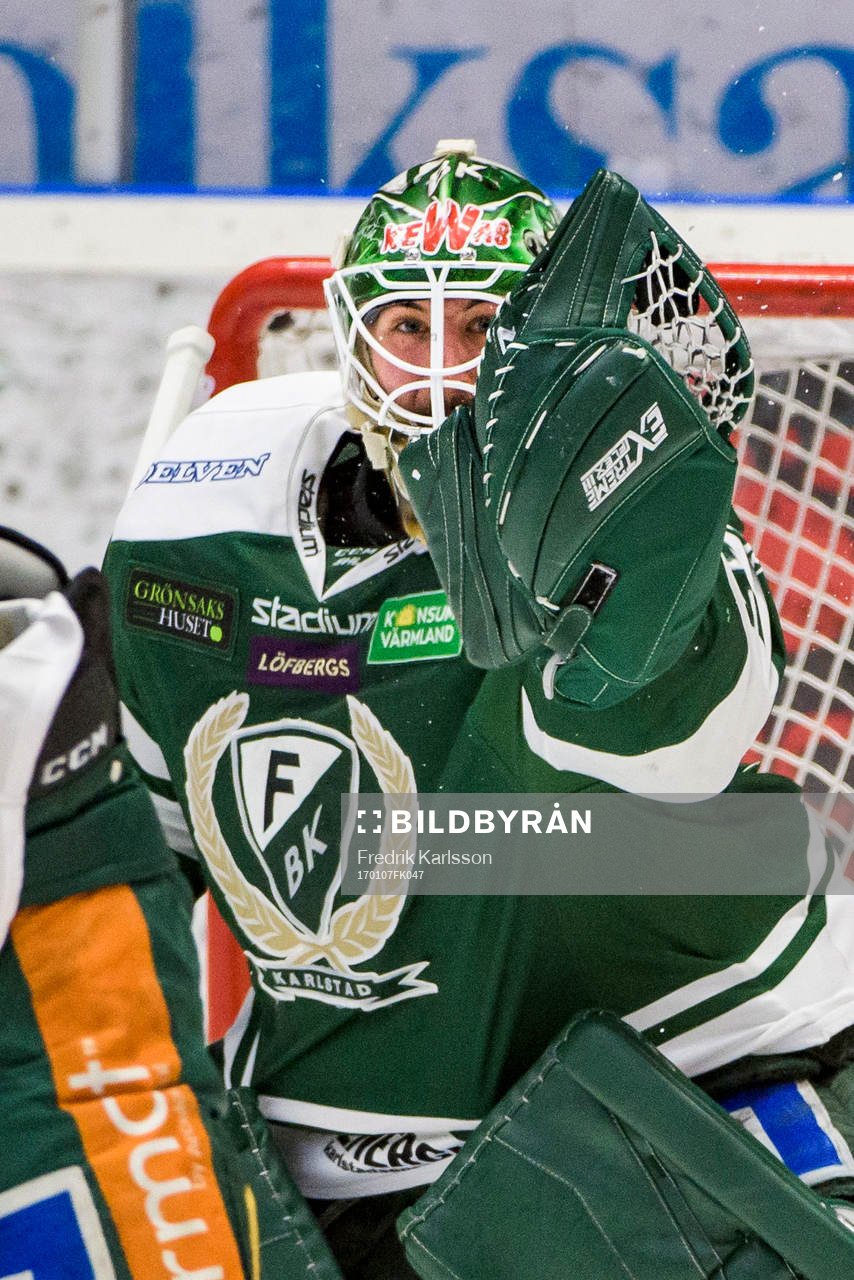 Färjestads målvakt Stefan Steen