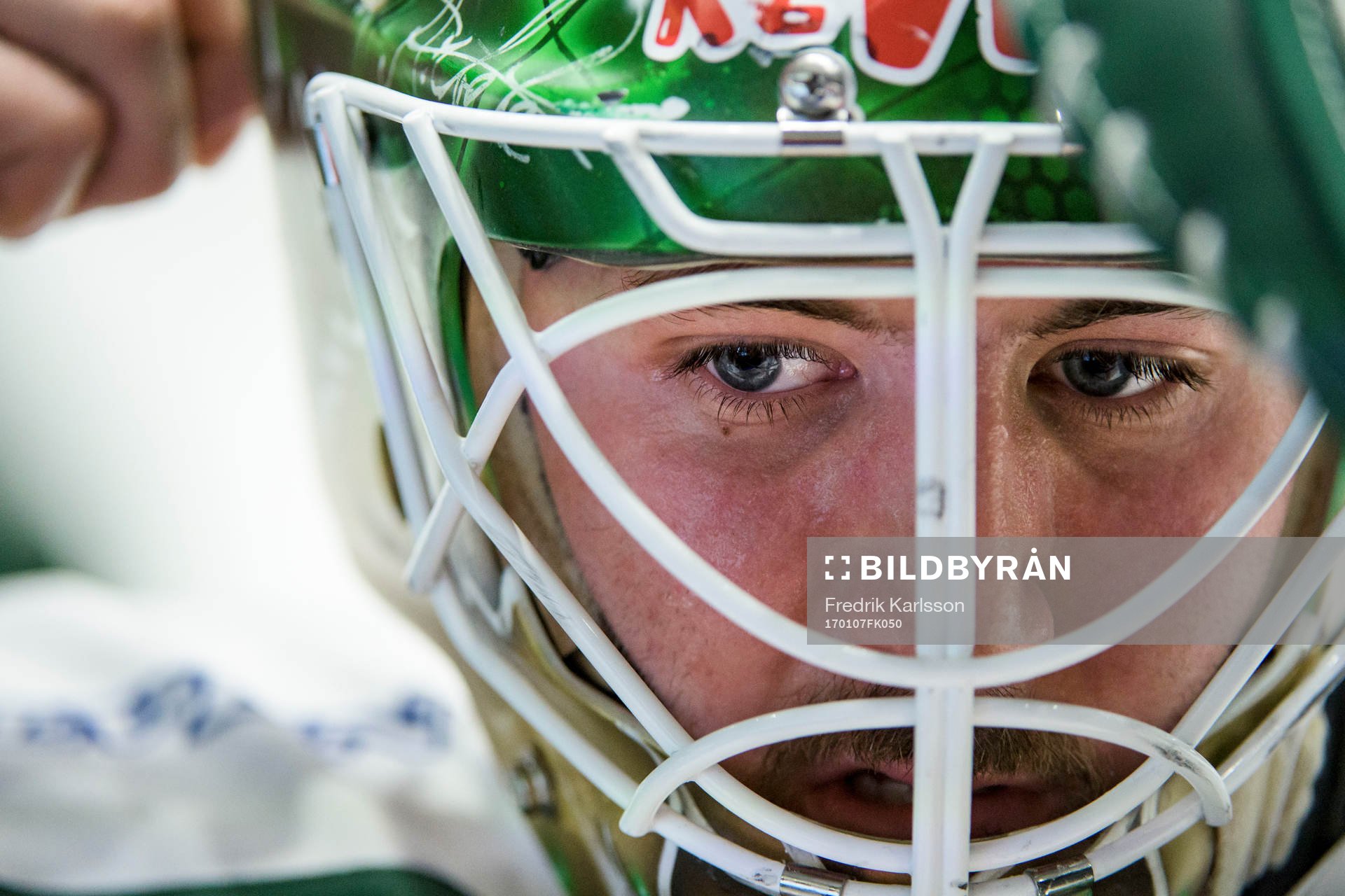 Färjestads målvakt Stefan Steen