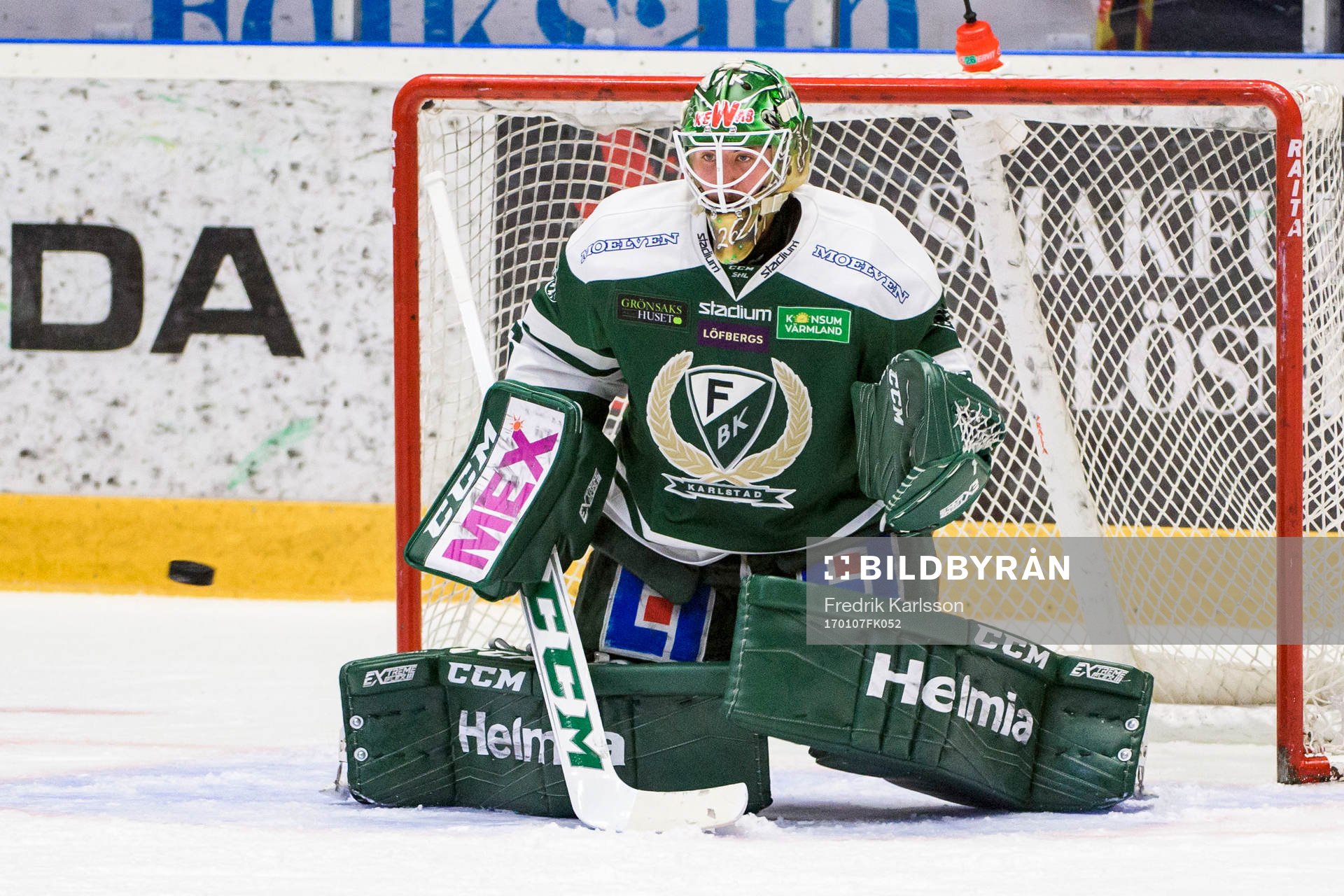 Färjestads målvakt Stefan Steen