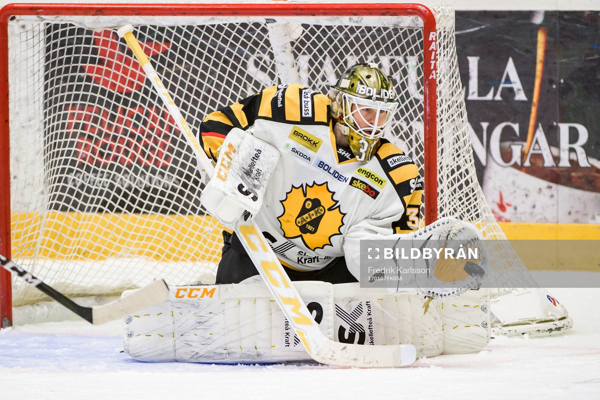 Skellefteås målvakt Joni Ortio