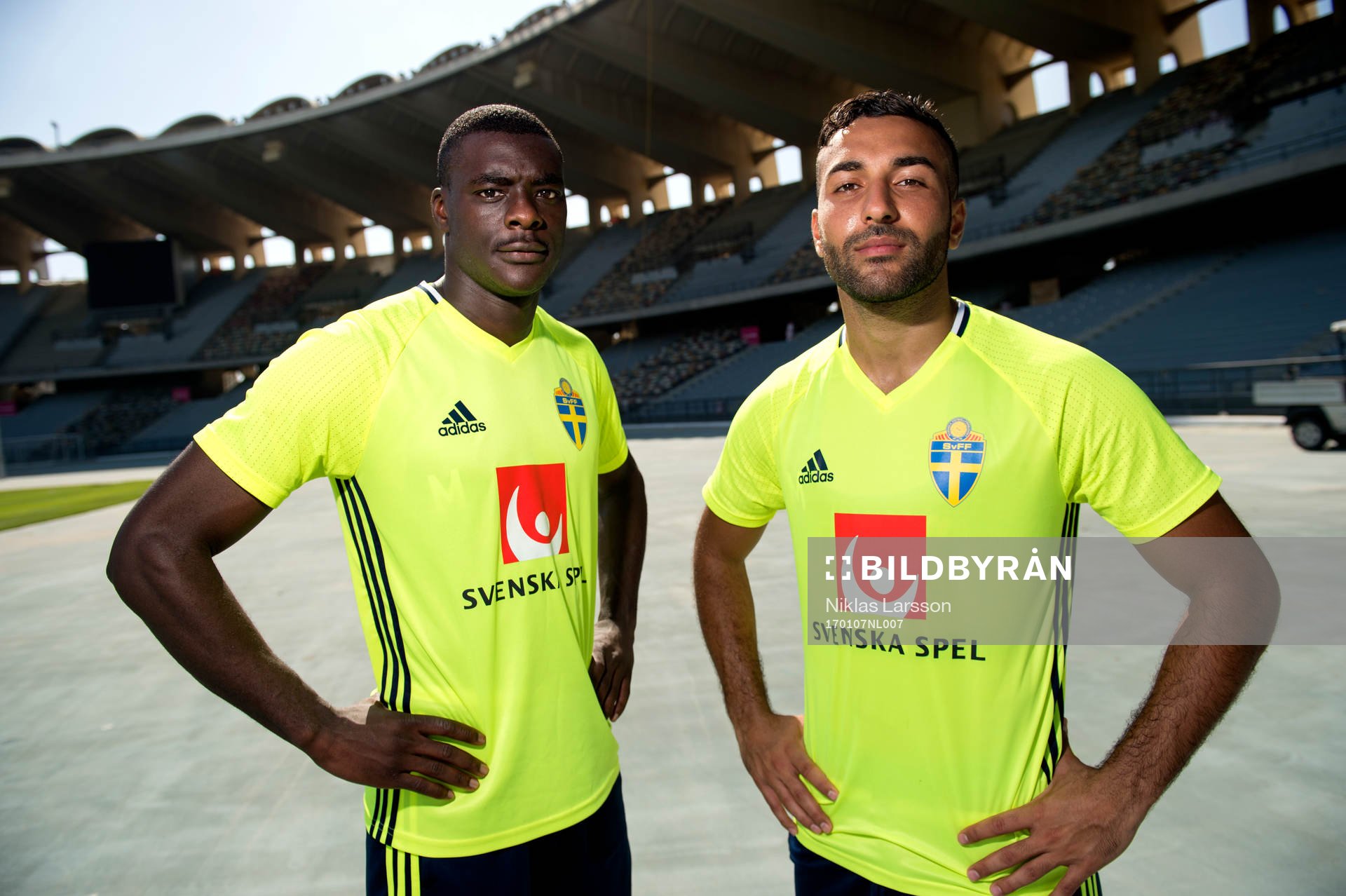 Sveriges Ken Sema och Saman Ghoddos