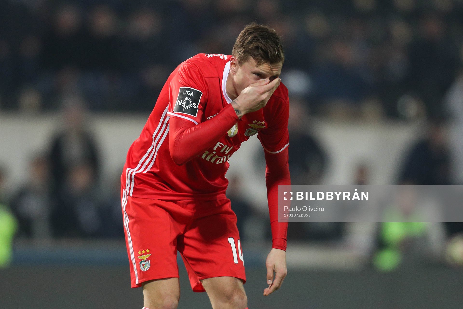 Benfica's Swedish defender Victor Nilsson Lindelöf