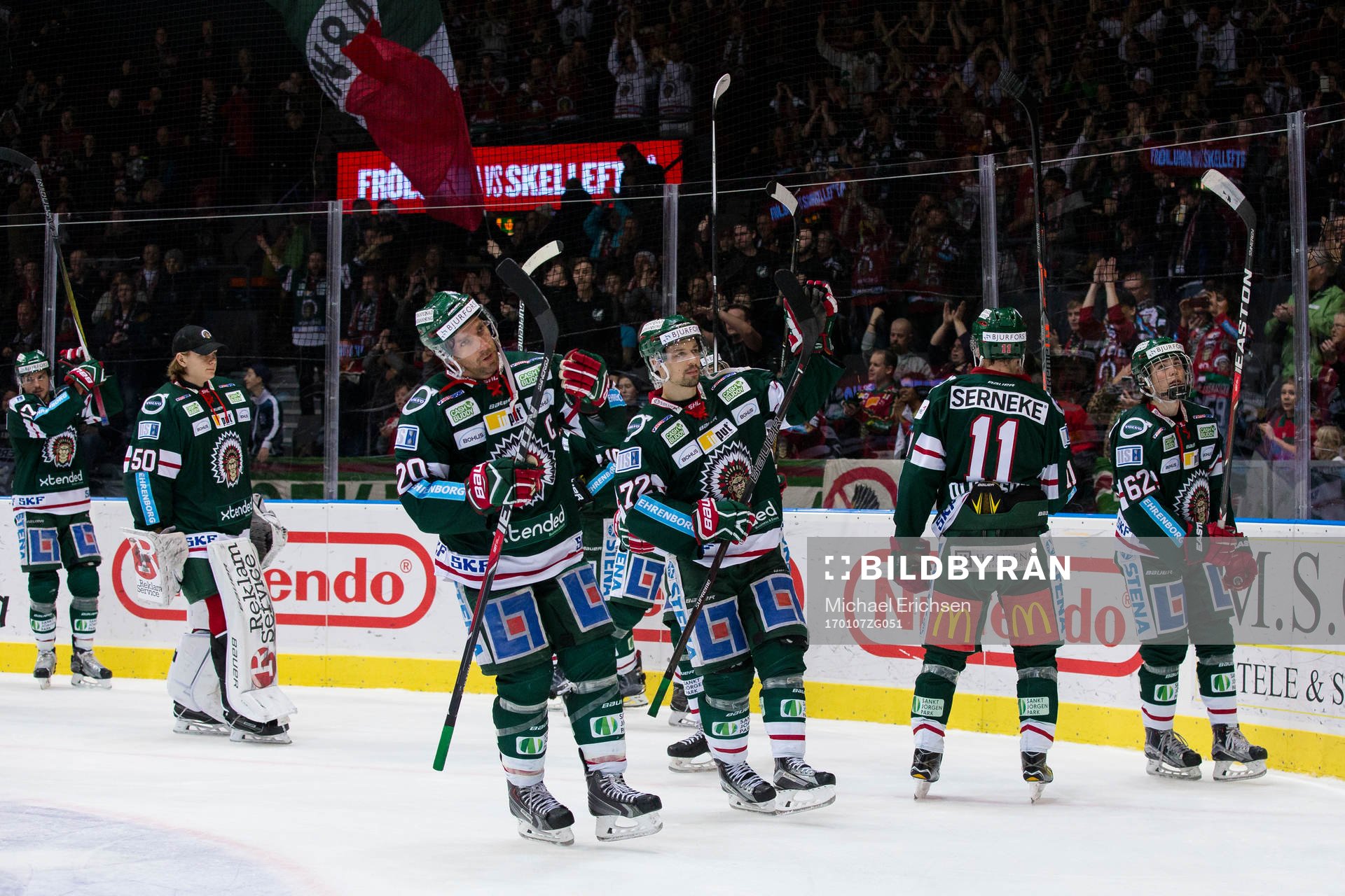 Frölunda tackar publiken