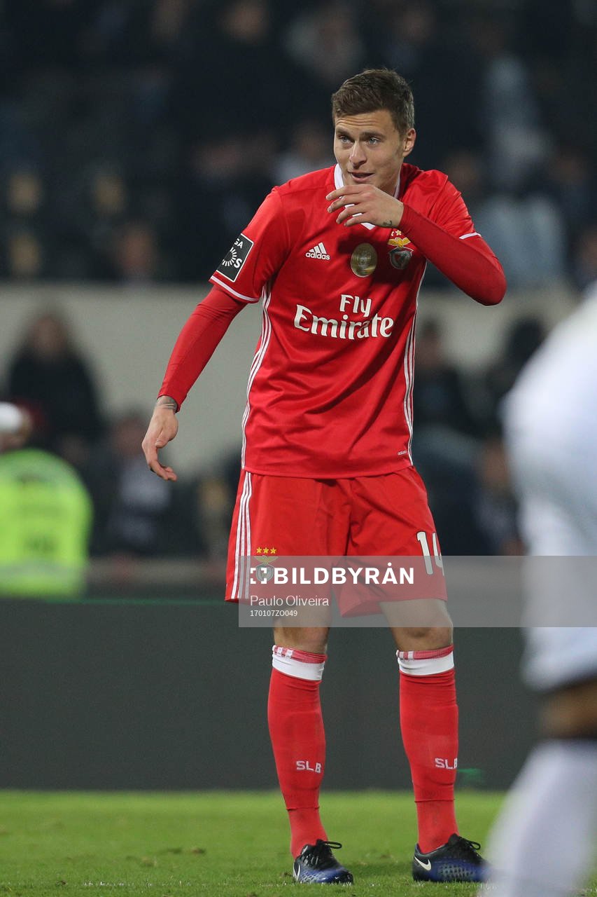 Benfica's Swedish defender Victor Nilsson Lindelöf
