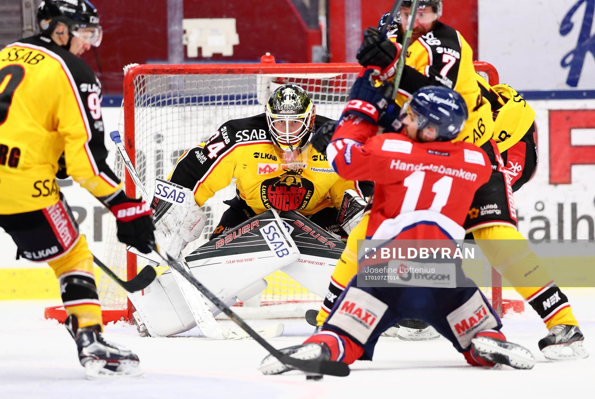 Luleås målvakt Joel Lassinantti