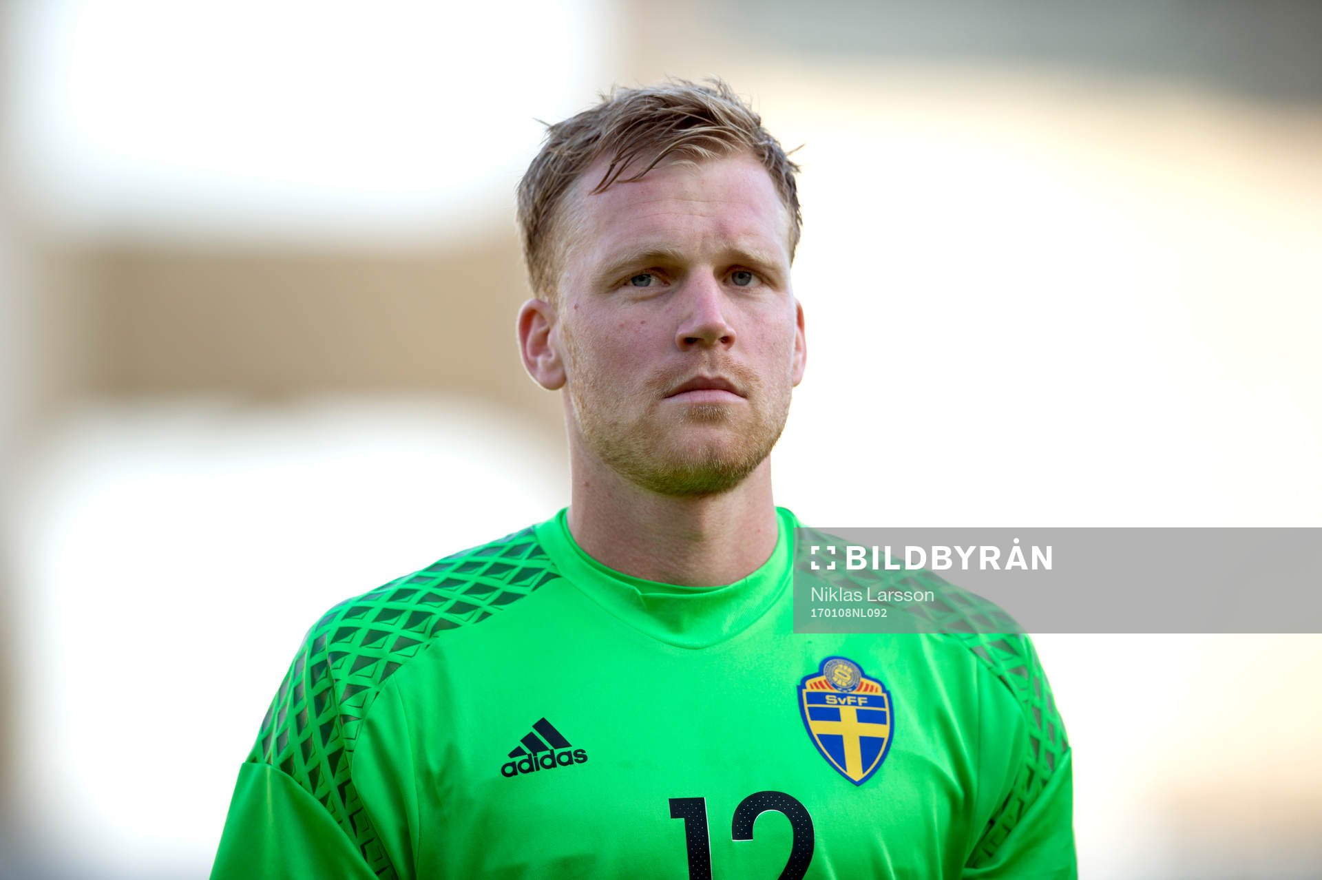 Sveriges målvakt Peter Abrahamsson