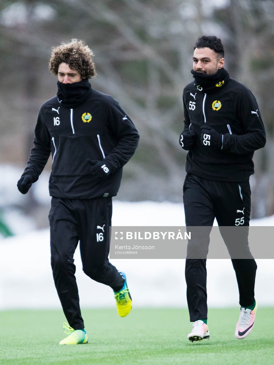 Hammarbys Romulo Cabral Pereira Pinto och Imad Khalili