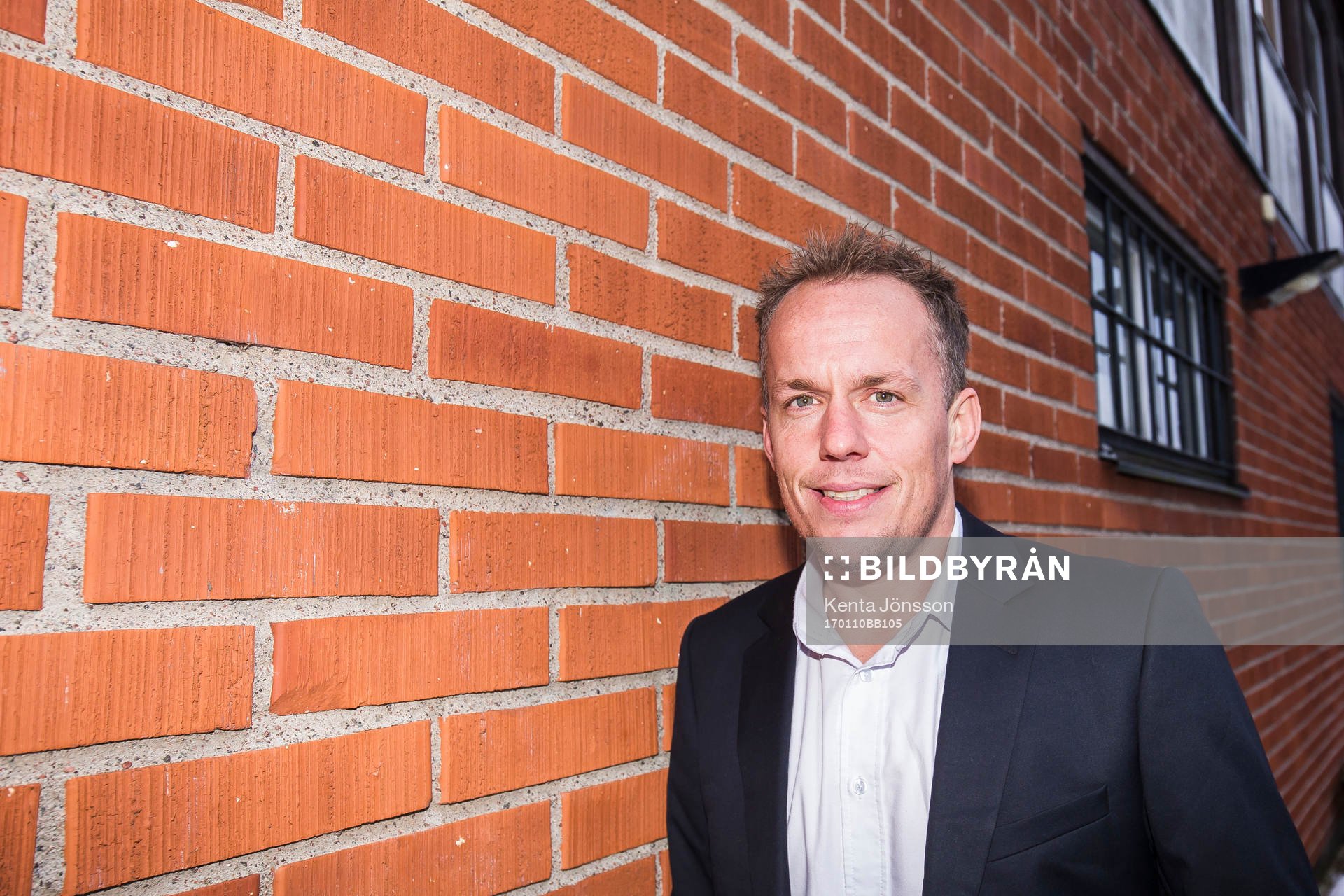 Hammarbys tränare Jakob Michelsen poserar för ett porträtt under en pressträff på Årsta IP den 10 Januari 2017 i Stockholm. 