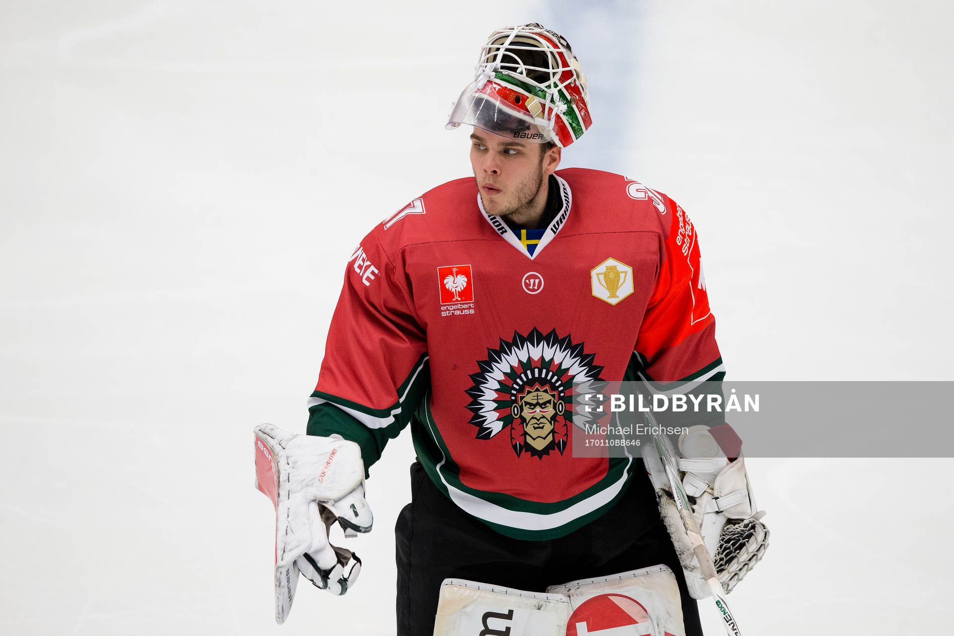 Frölundas målvakt Johan Gustafsson