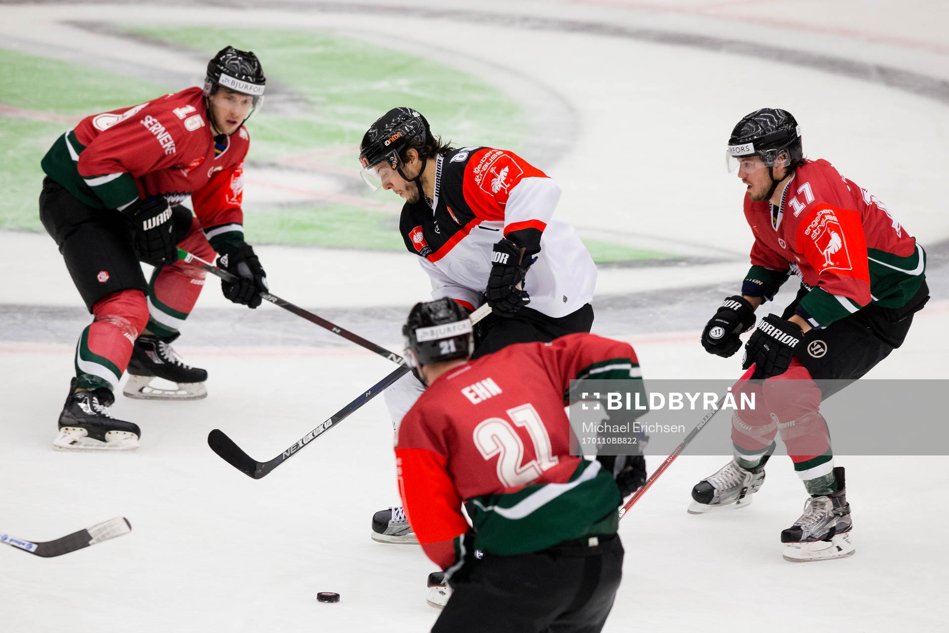 Fribourg-Gottérons Julien Sprunger före Frölundas