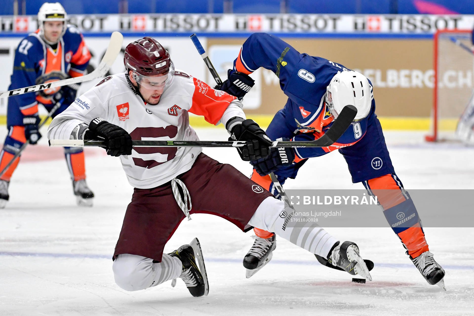Sparta Prags Lukas Cingel och Växjös Josh Hennessy
