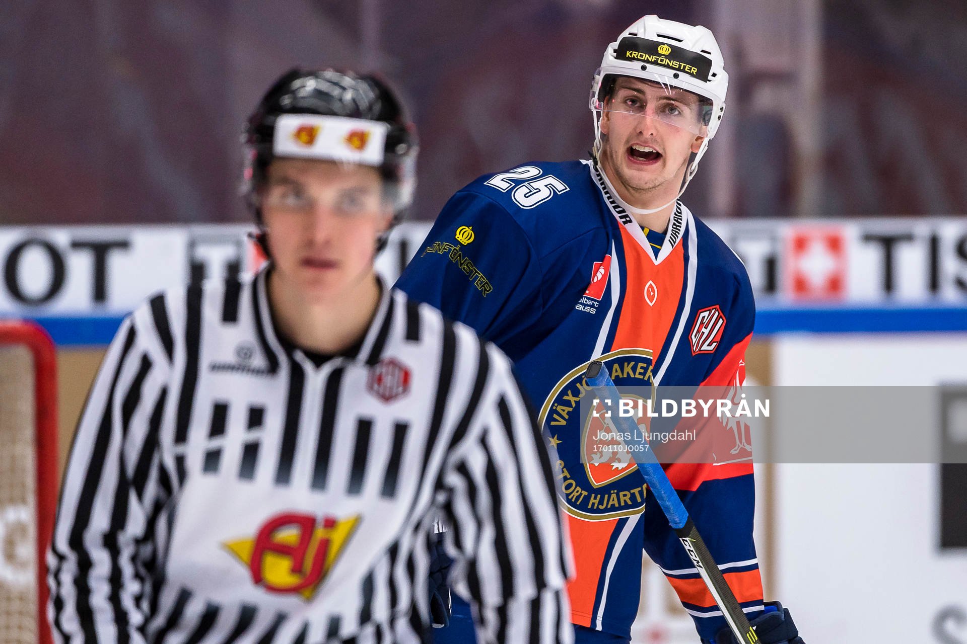 Växjös Philip Holm skriker