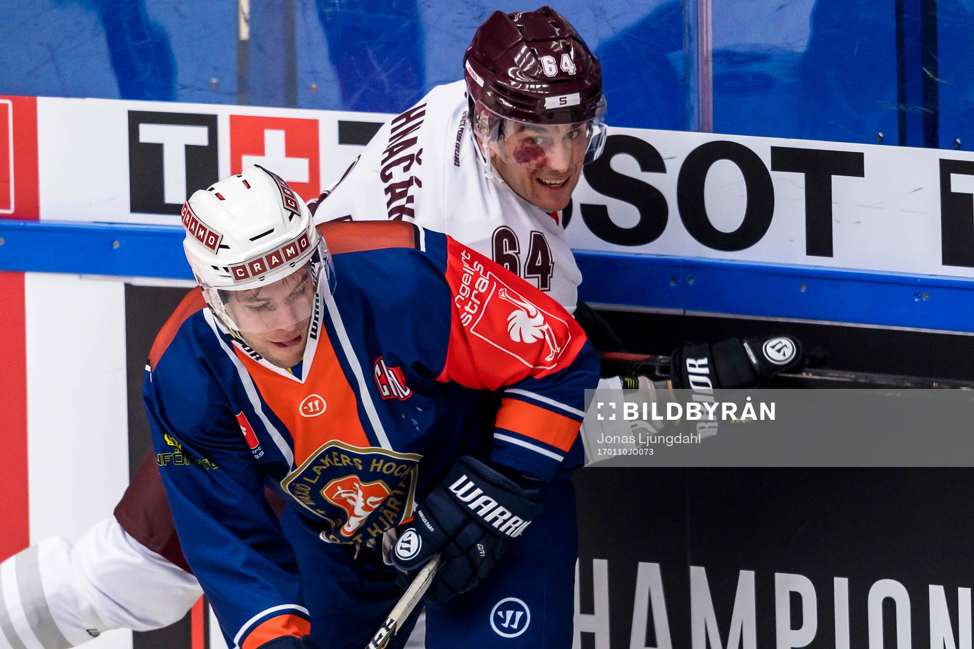 Växjös Robert Rosén och Sparta Prags Brian Ihnacak