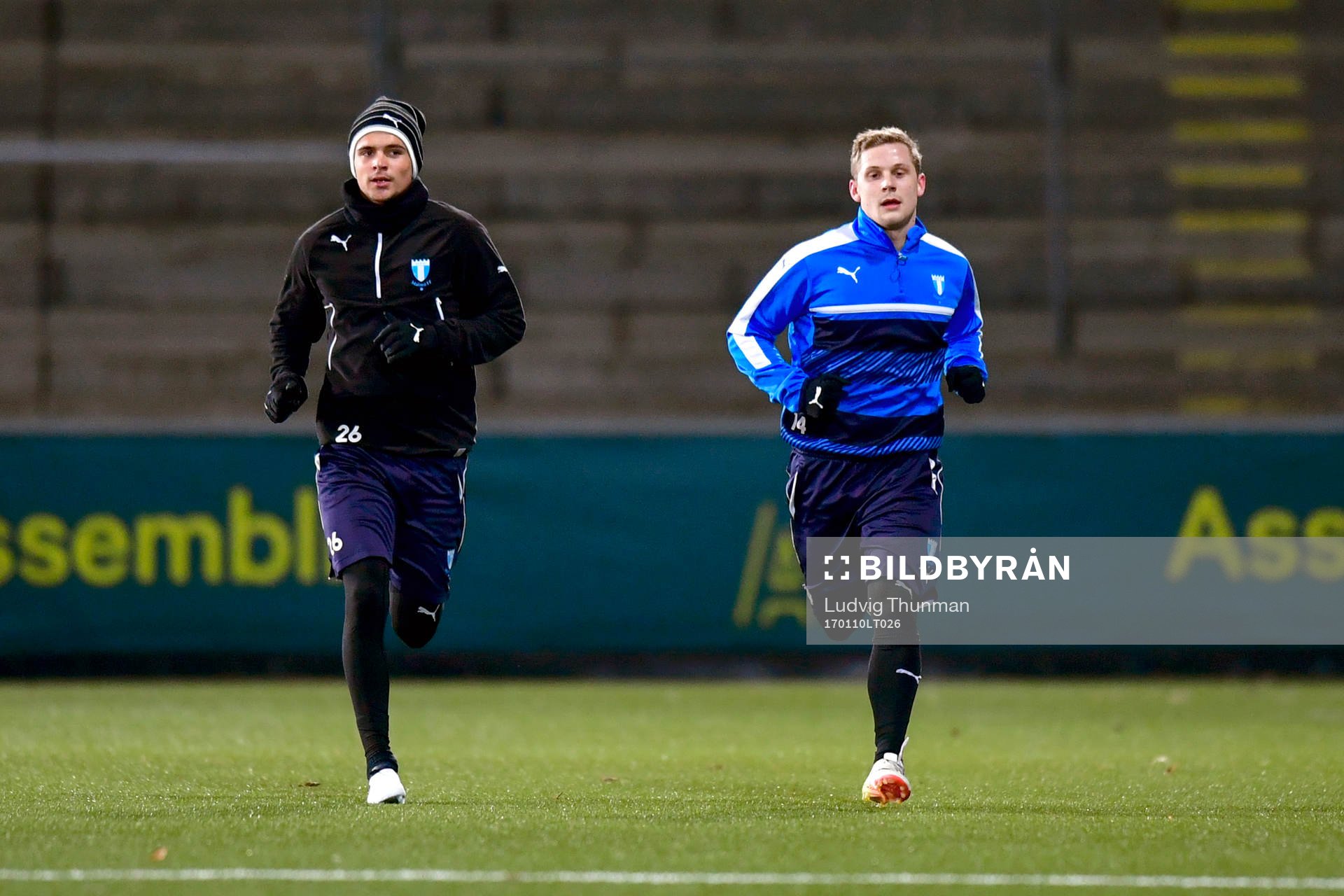 Malmö FFs Erik Andersson och Andreas Vindheim