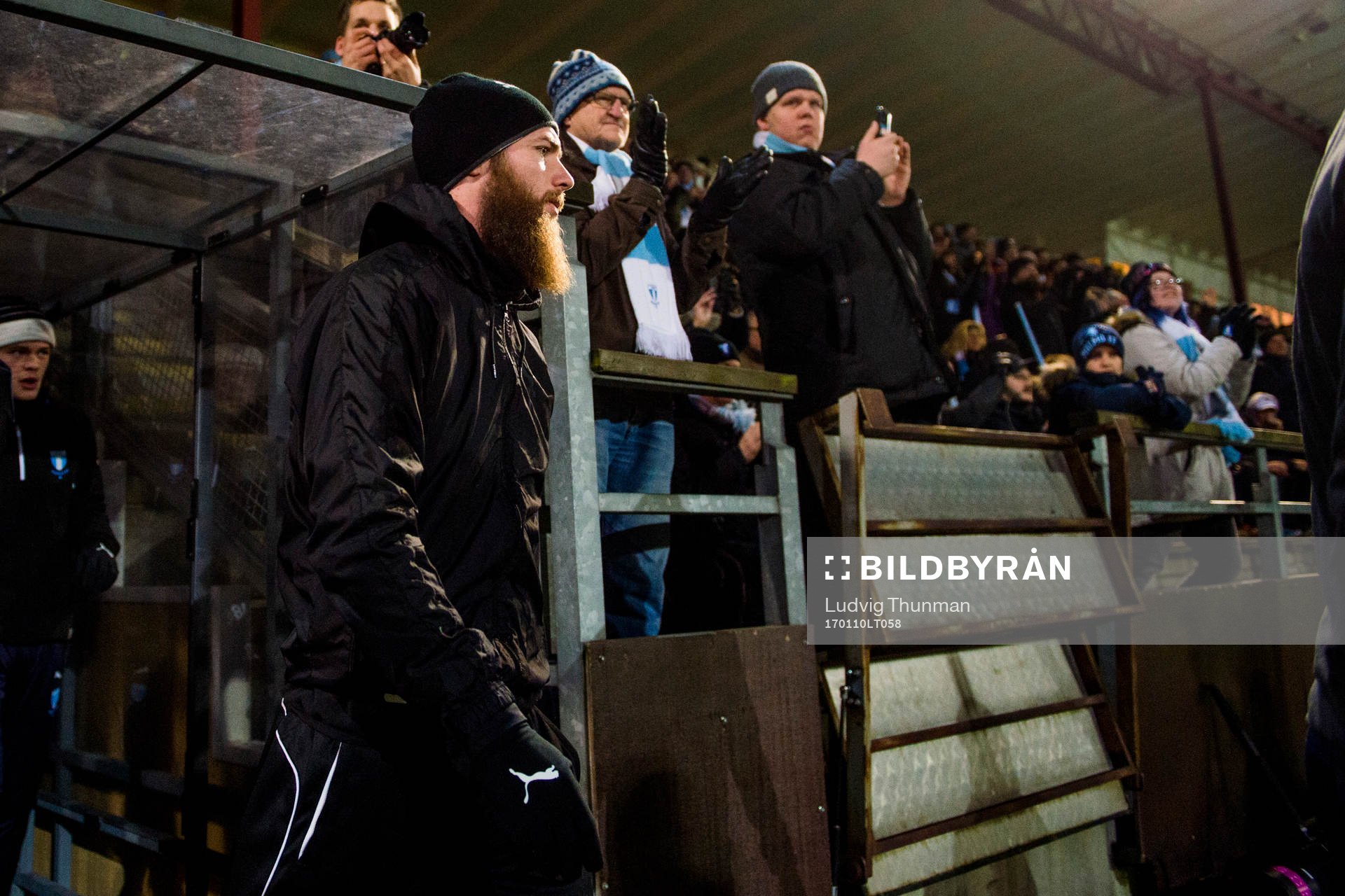Malmö FFs Jo Inge Berget kommer ut till årets första
