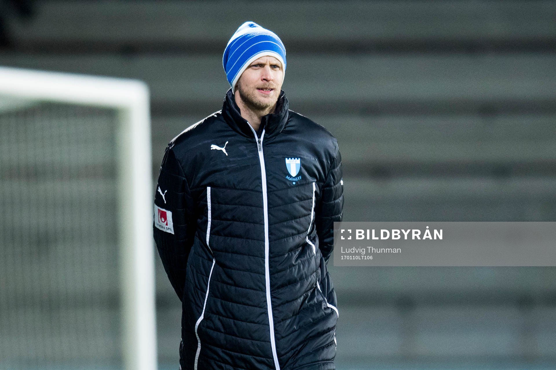 Malmö FFs sjukgymnast Alexander Nilsson