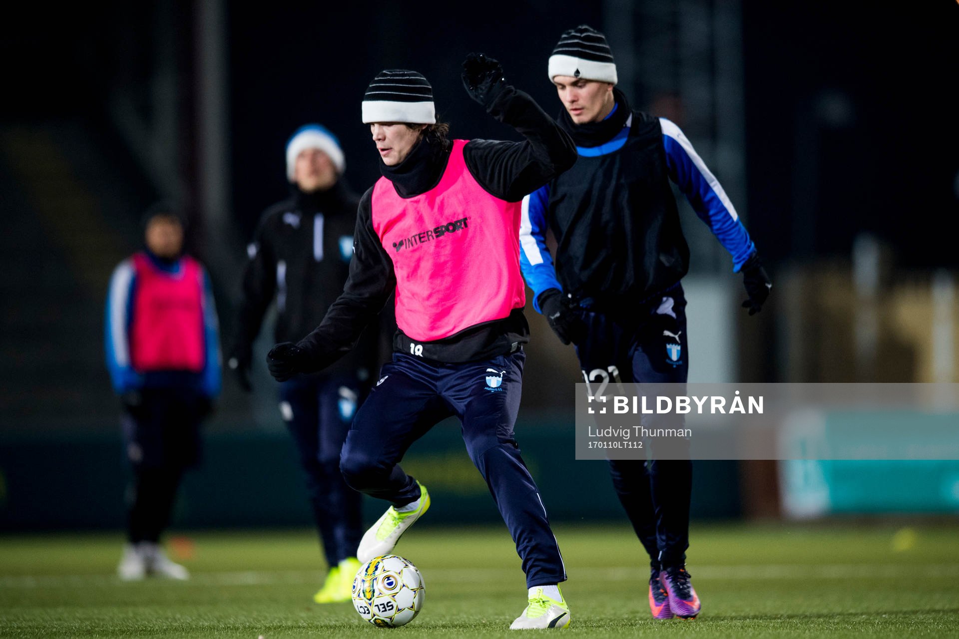Malmö FFs Hugo Andersson och Pavle Vagic