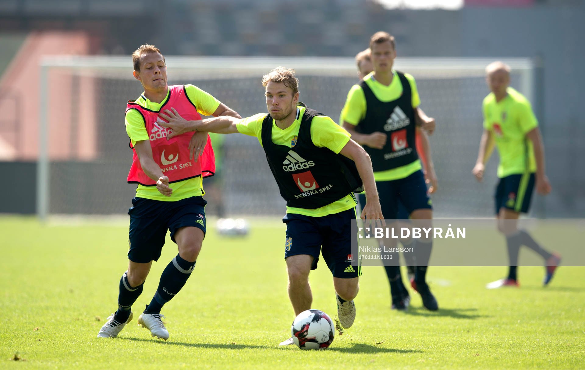 Sveriges Oscar Lewicki och Joel Allansson